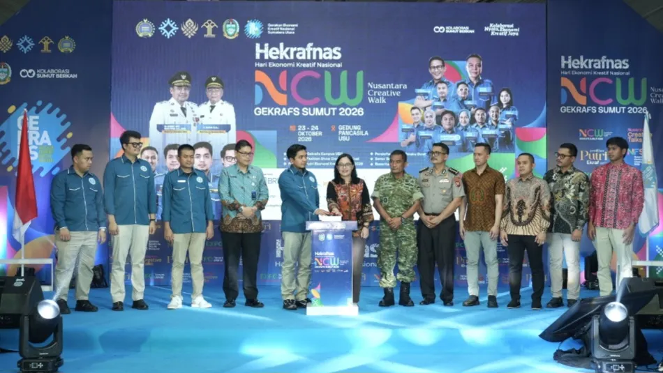 Gekrafs Sumut: Hekrafnas NCW 2026 Jadi Panggung Kreativitas Sumatera Utara