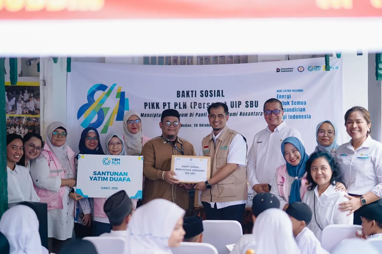 Srikandi dan YBM PLN UIP SBU Berbagi Kebahagiaan Bersama Anak-anak Panti Asuhan di Medan
