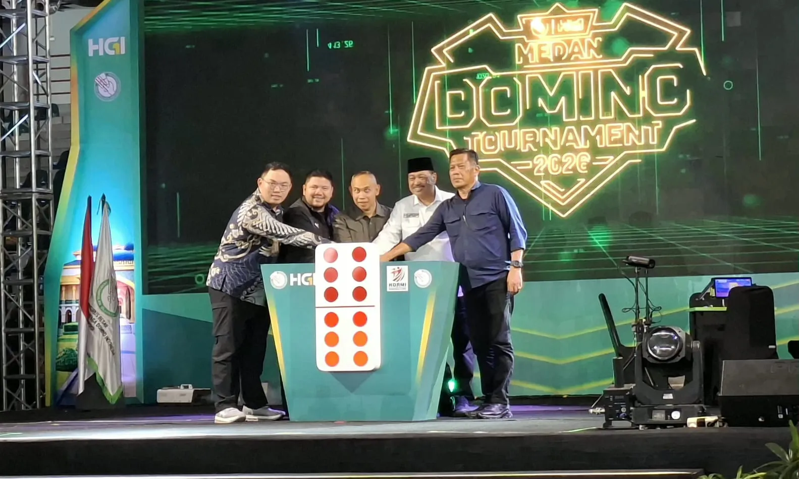 HGI dan PORDI Buka Panggung Prestasi Bagi 768 Atlet Domino di Medan