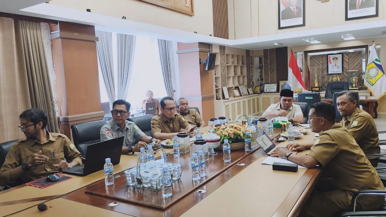 Bupati Aceh Besar Ikuti Rakor Percepatan Rehabilitasi dan Rekonstruksi Pascabencana