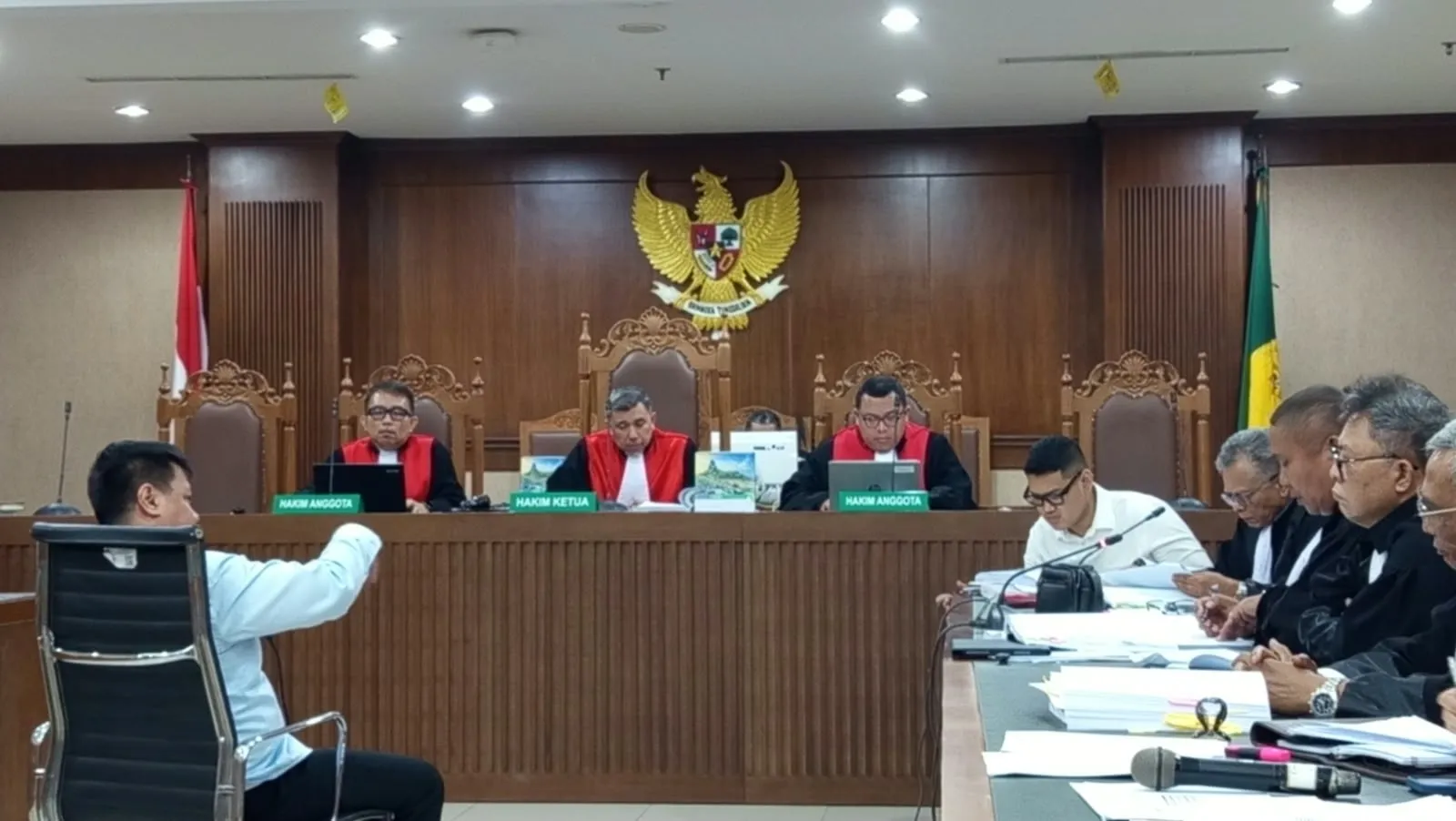 Sidang Lanjutan Dugaan Pemerasan di PN Jakpus, Bangun Terancam 9 Tahun Penjara