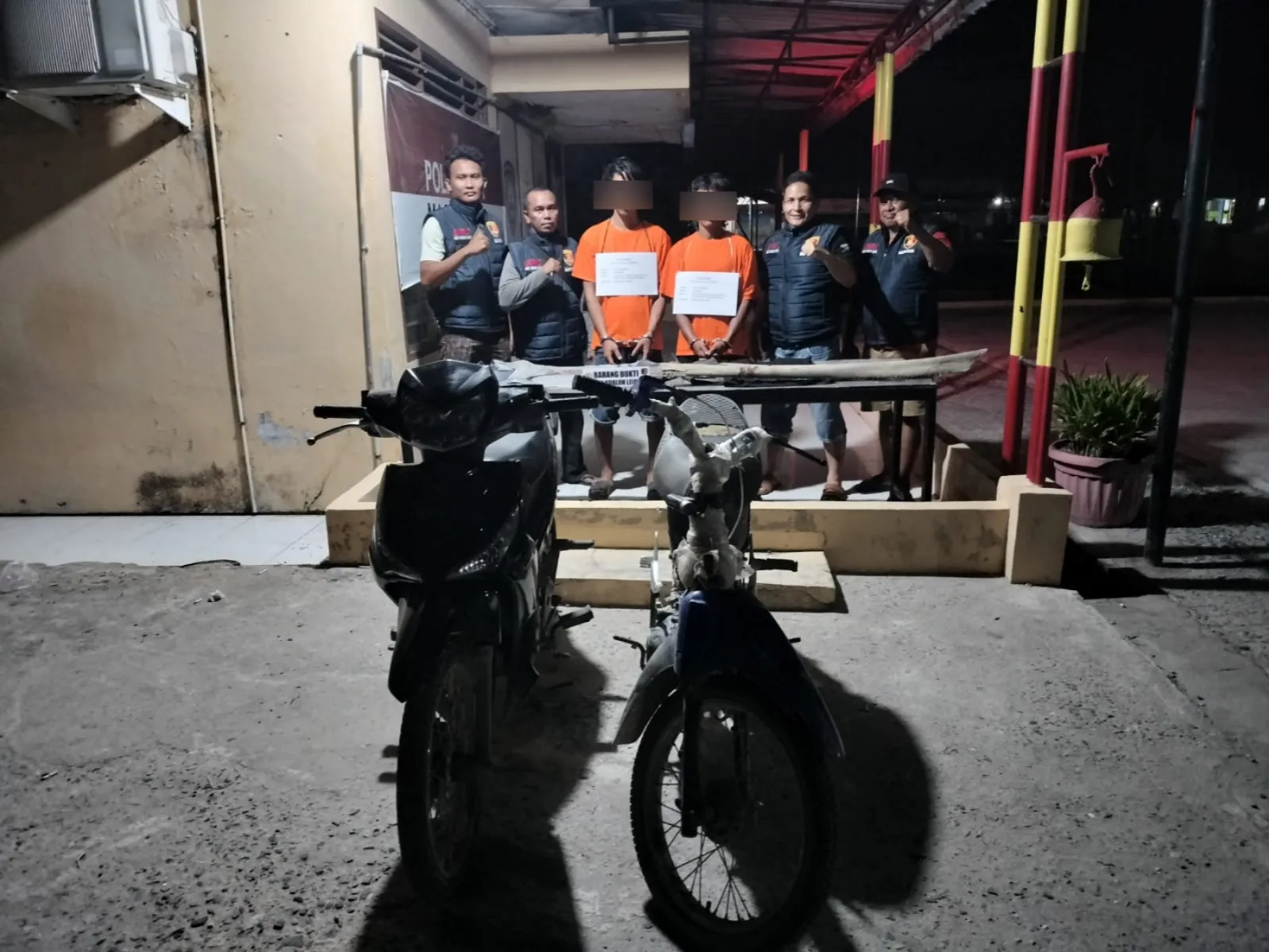 Dua Pembunuh di Desa Tanjung Mangedar Diciduk Polsek Kualuh Ledong