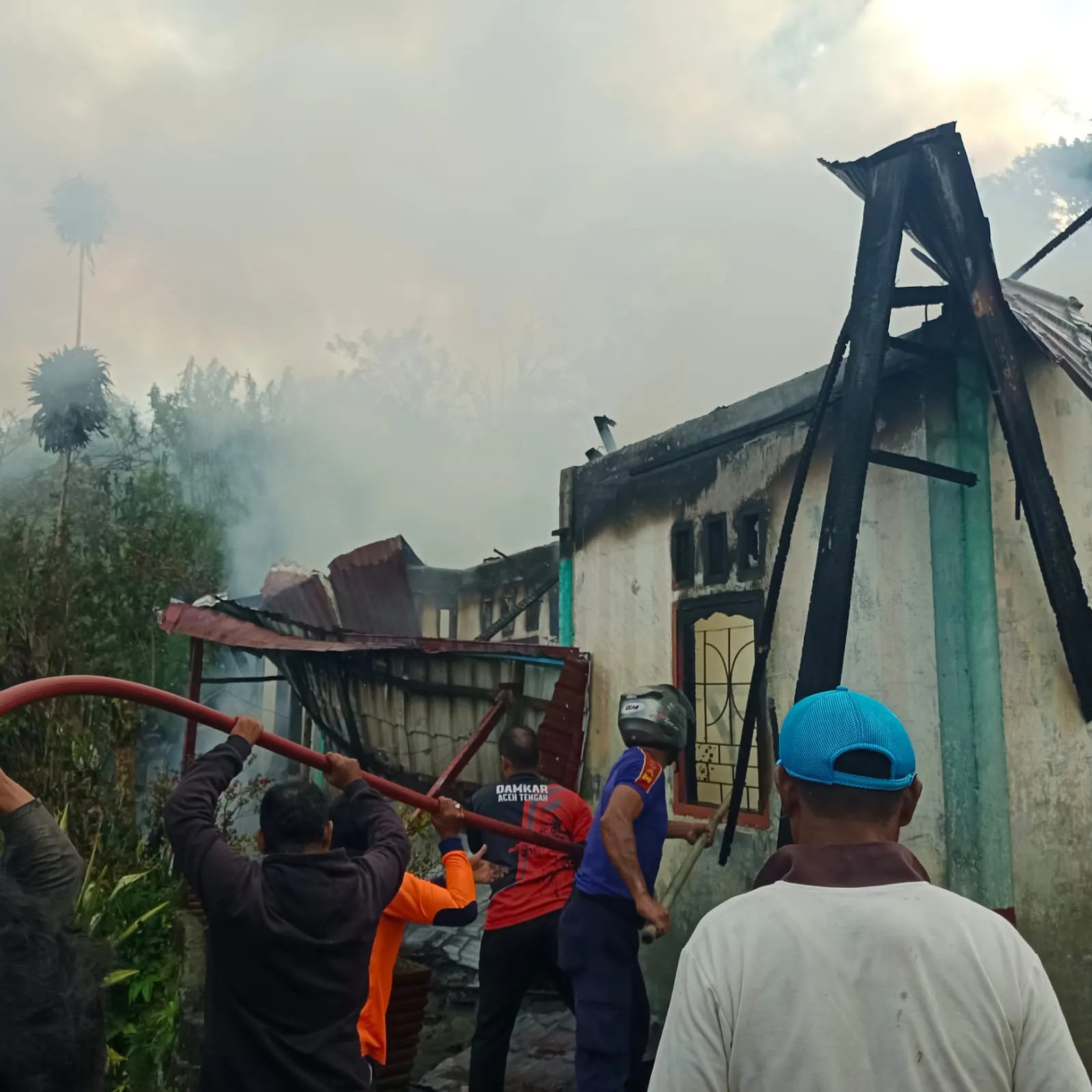 Kebakaran Hanguskan Rumah Warga di Kelupak Mata, Tidak Ada Korban Jiwa