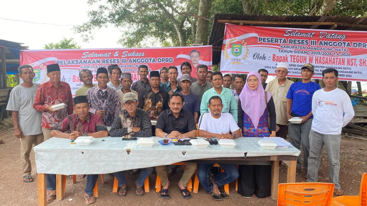 Reses III Teguh W. Hasahatan di Sundutan Tigo: Jembatan dan Jalan Telah Dianggarkan, Usulan Masyarakat Ditampung