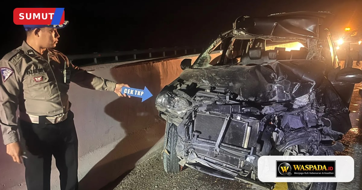 Tabrak Lari di Tol Tebingtinggi-Medan, PNS Asal Madina Tewas