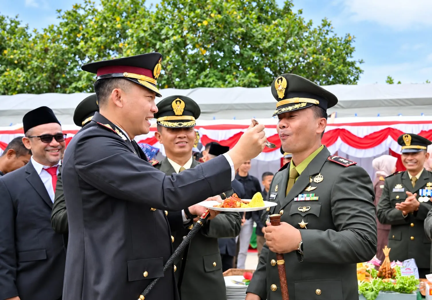 HUT ke-81 TNI, Kapolres Pidie Tegaskan Sinergi Jaga Kamtibmas