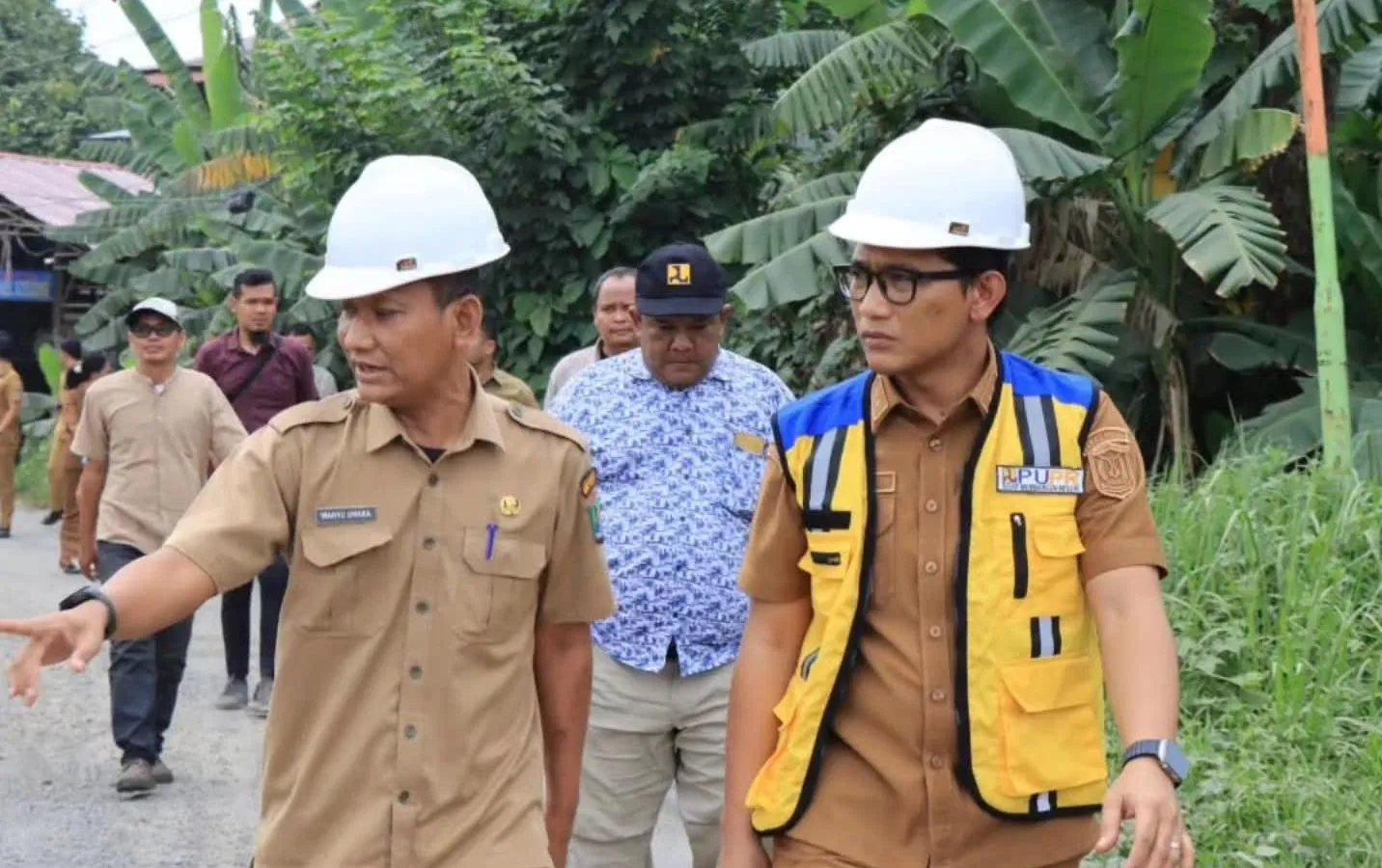 Wakil Wali Kota Binjai Tinjau Langsung Perbaikan Jalan Diponegoro