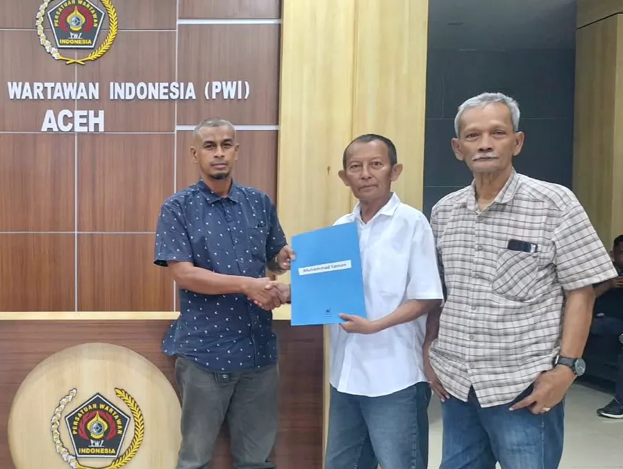 Muhammad Saman Daftar Bakal Calon Ketua PWI Aceh 2026-2031