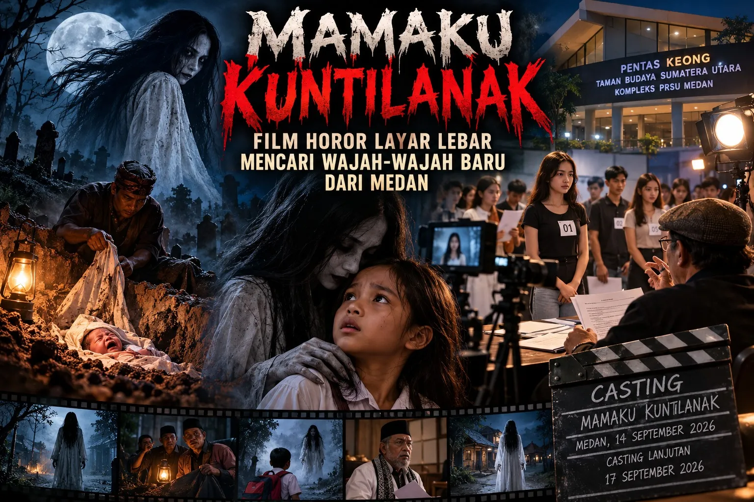 Mamaku Kuntilanak Memburu Wajah-Wajah Baru dari Medan