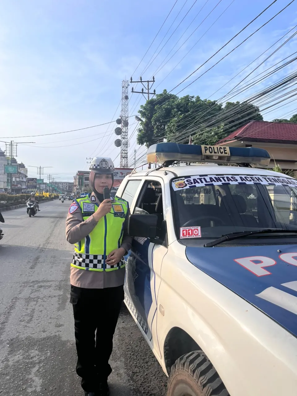 Satlantas Polres Agara Gelar Polisi Meupep-Pep