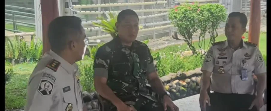 Danyon Arhanud Kunjungi Lapas Kelas IIA Binjai