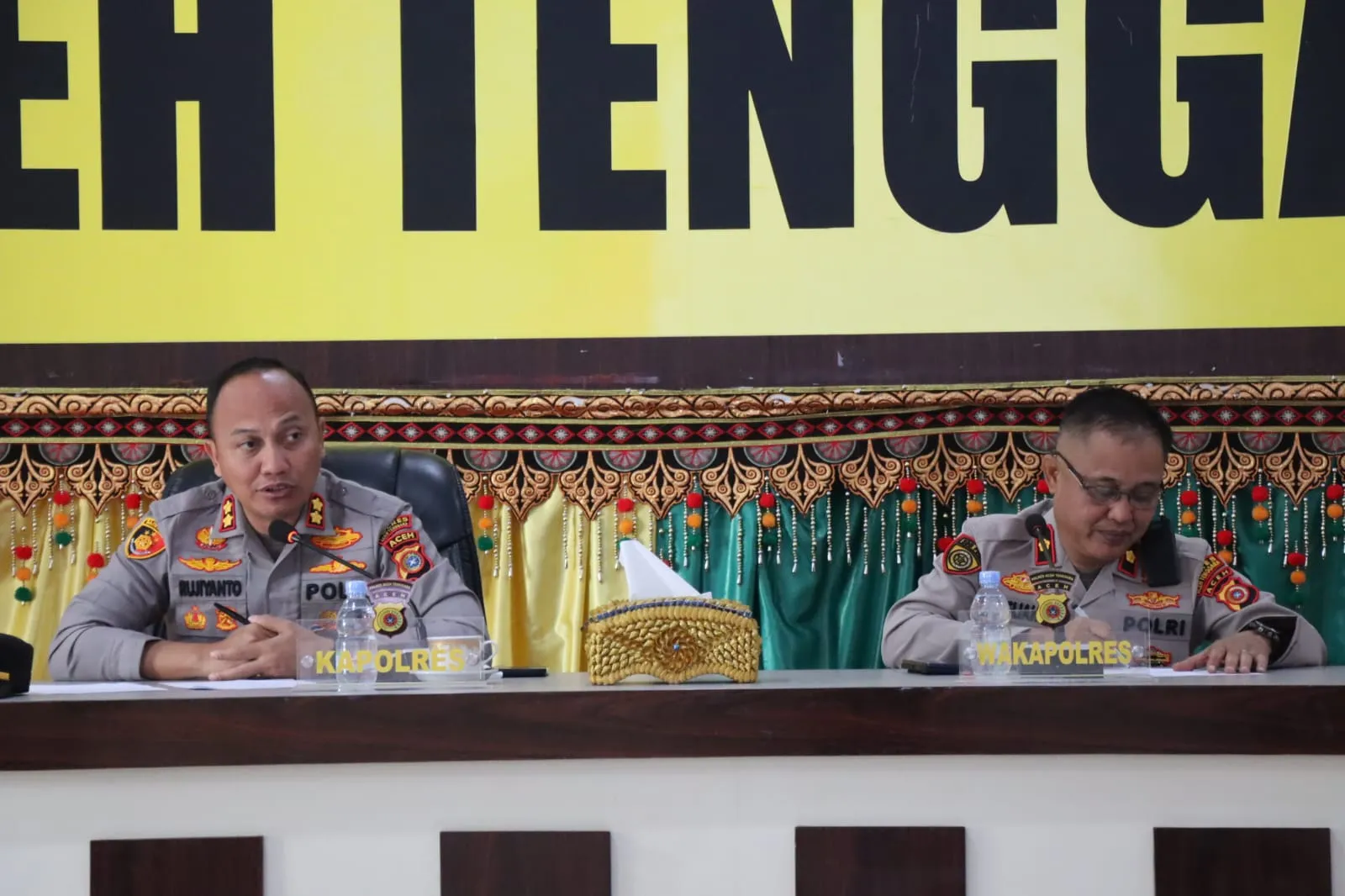 Kapolres Agara Pimpin Anev Mingguan, Evaluasi Kinerja Jajaran