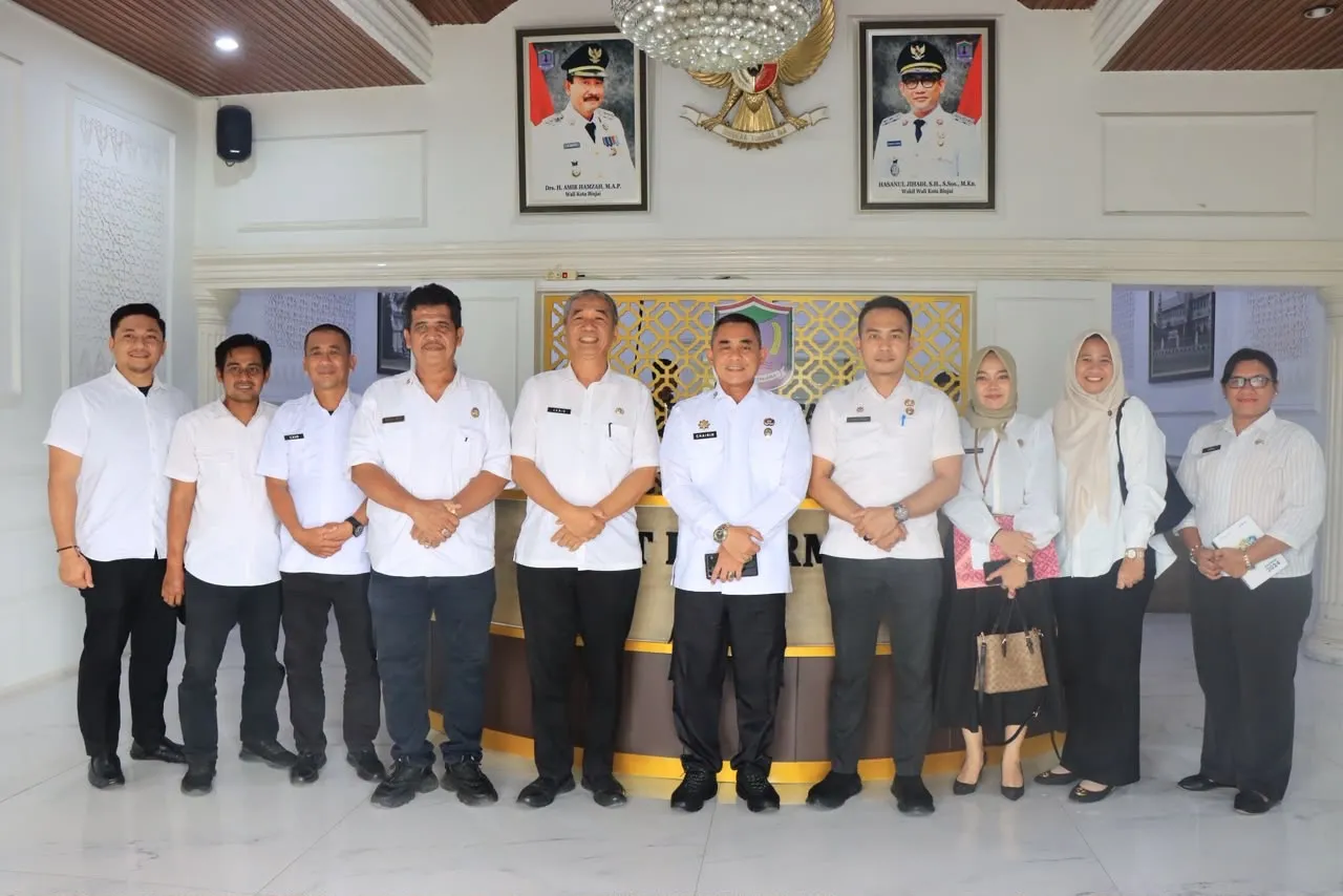 Pemko Binjai Terima Kunjungan Pemko Tebingtinggi, Bahas Pengelolaan Tenaga Ahli