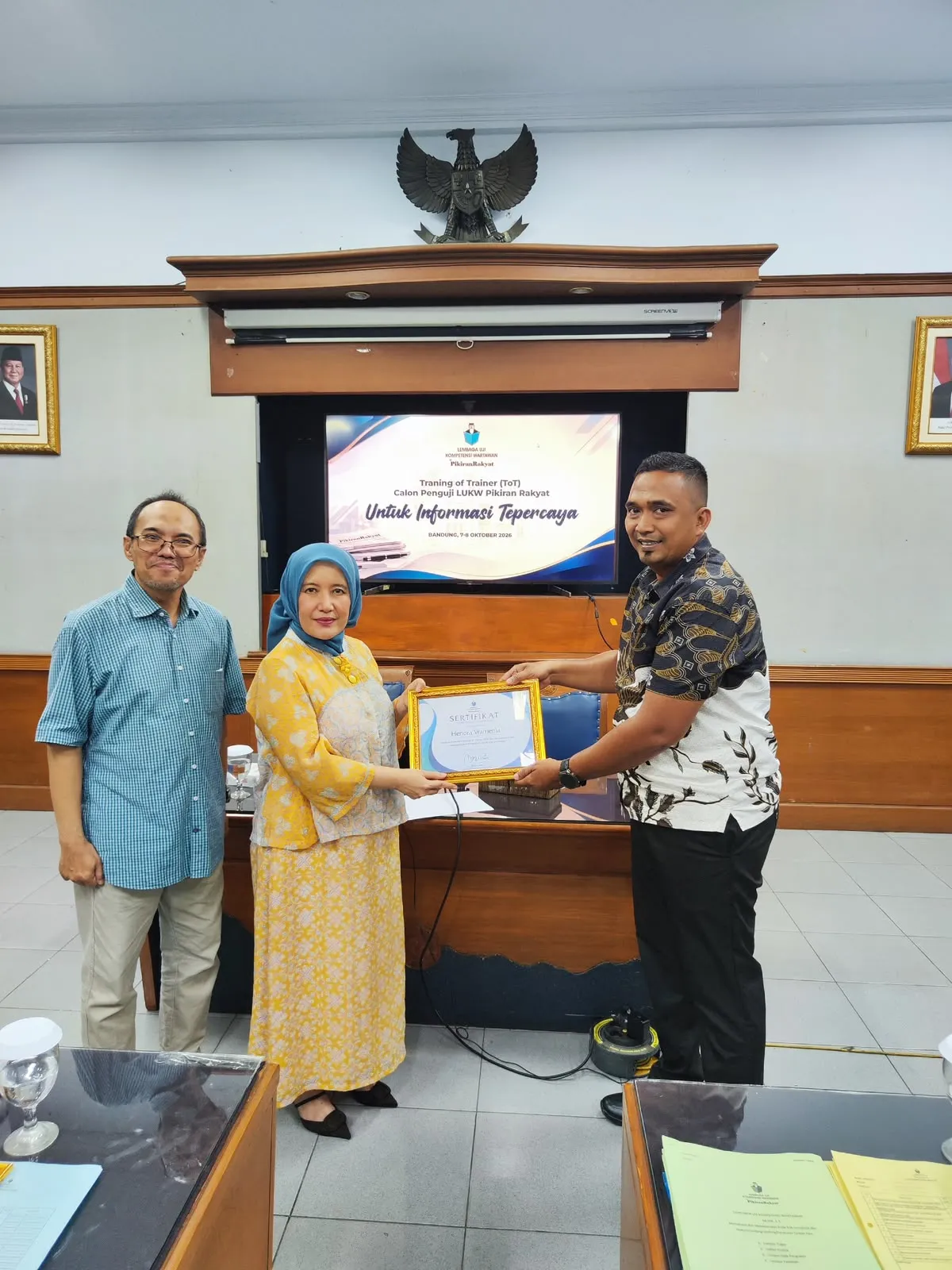 Muhammad Hendra Vramenia Dinyatakan Kompeten Sebagai Calon Penguji Kompetensi Wartawan