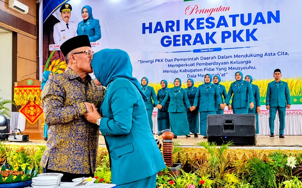 Kecupan Sarjani-Rohana, Kisah Mesra HKG PKK Pidie