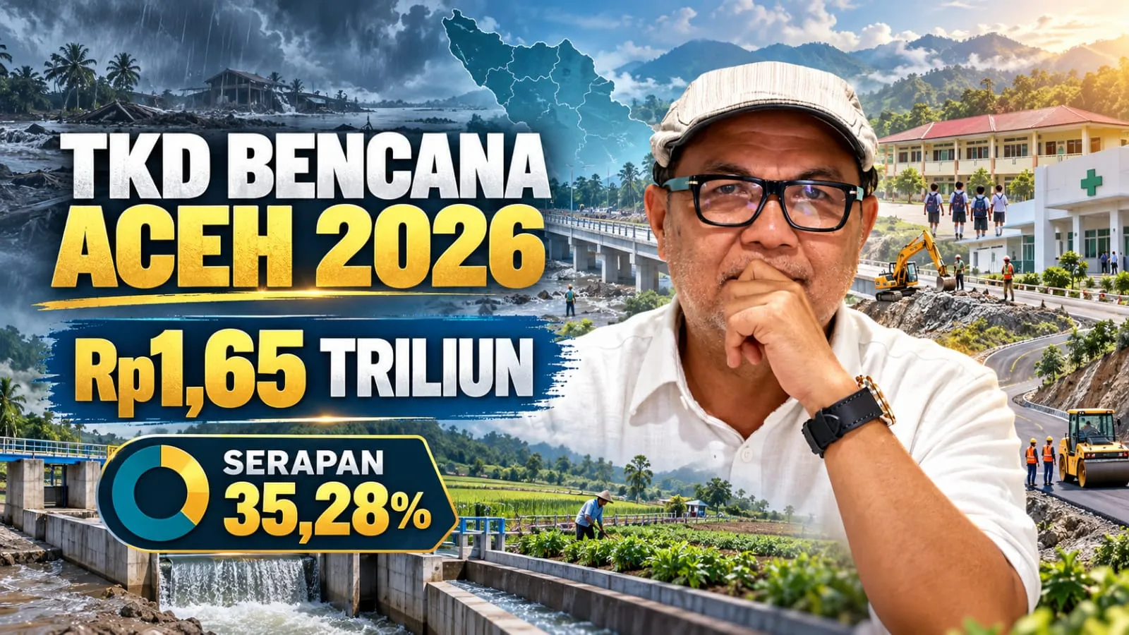TKD Tambahan untuk Bencana Aceh Tahun 2026 Rp1,65 Triliun, Serapan Mencapai 35 Persen