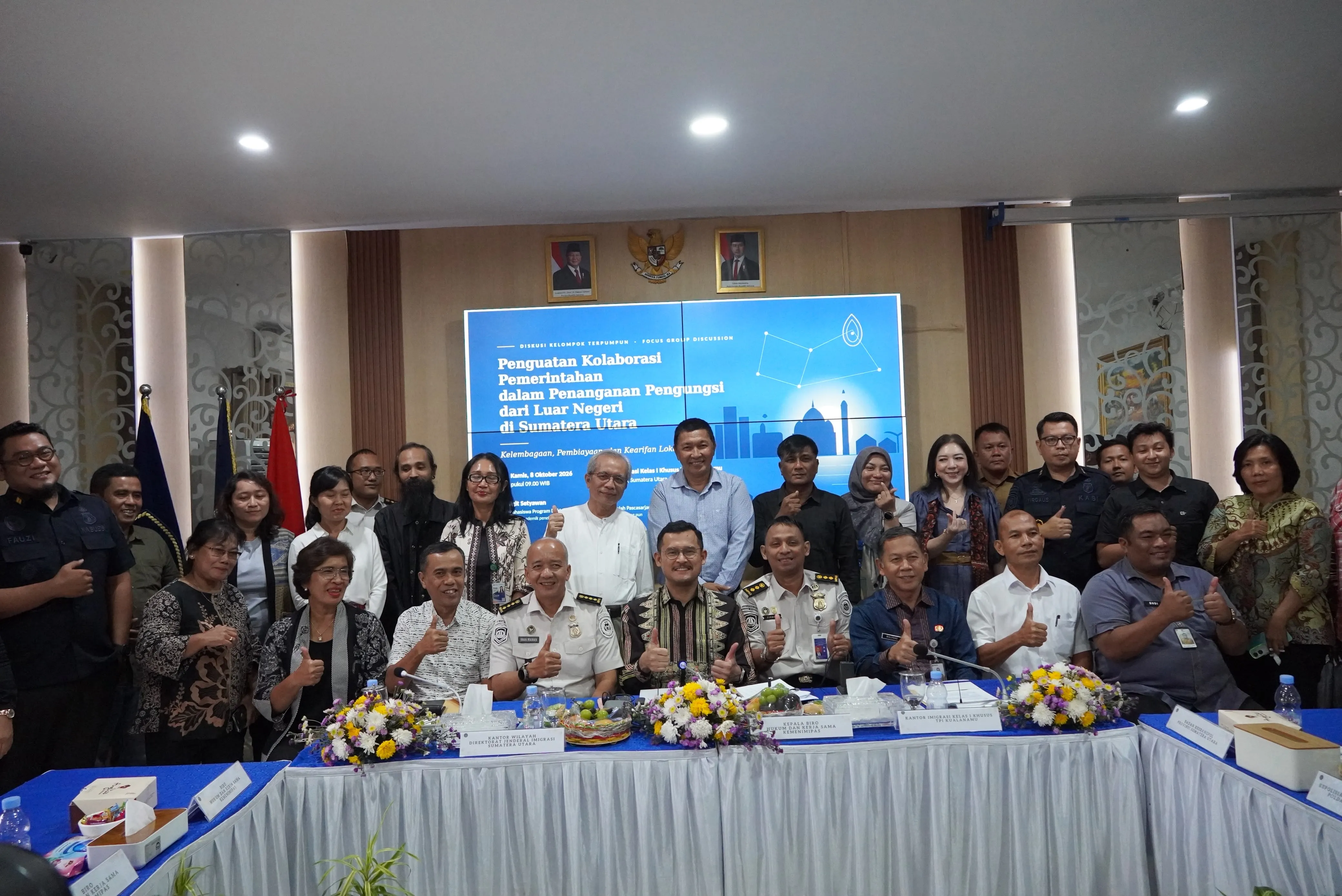 Gelar FGD, Imigrasi Sumut Petakan Risiko Hukum Penanganan Pengungsi