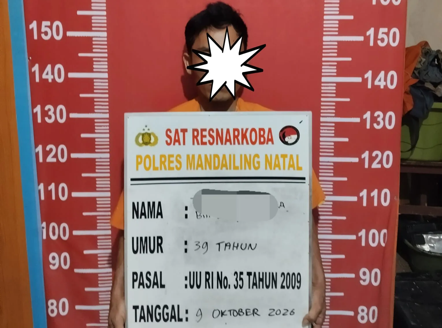 Polres Madina Amankan Pemilik Sabu di Desa Mompang Julu