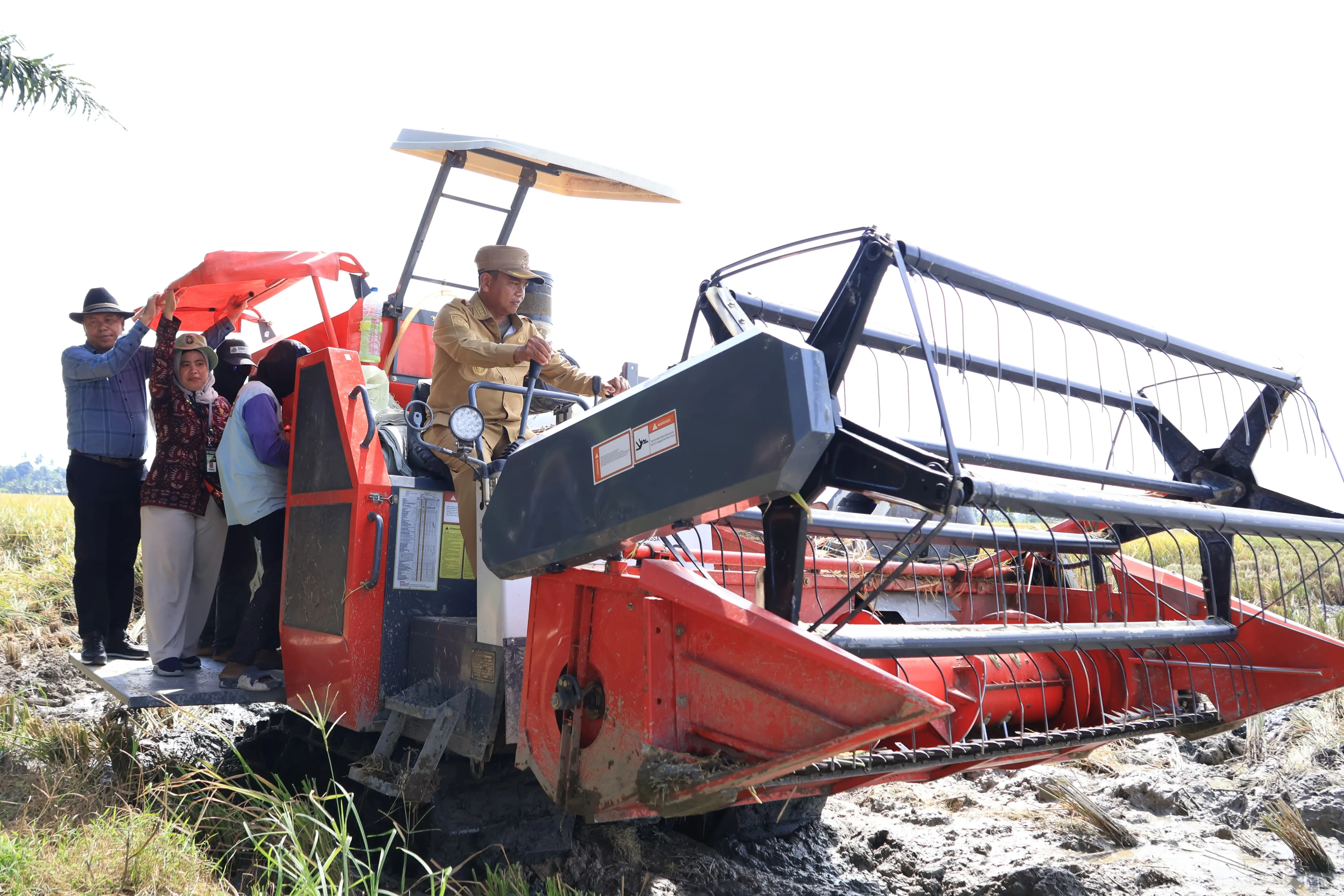 Sergai Tertinggi Produksi Padi di Sumut, Bupati Darma Wijaya Bebaskan PBB 7 Rante Lahan Sawah