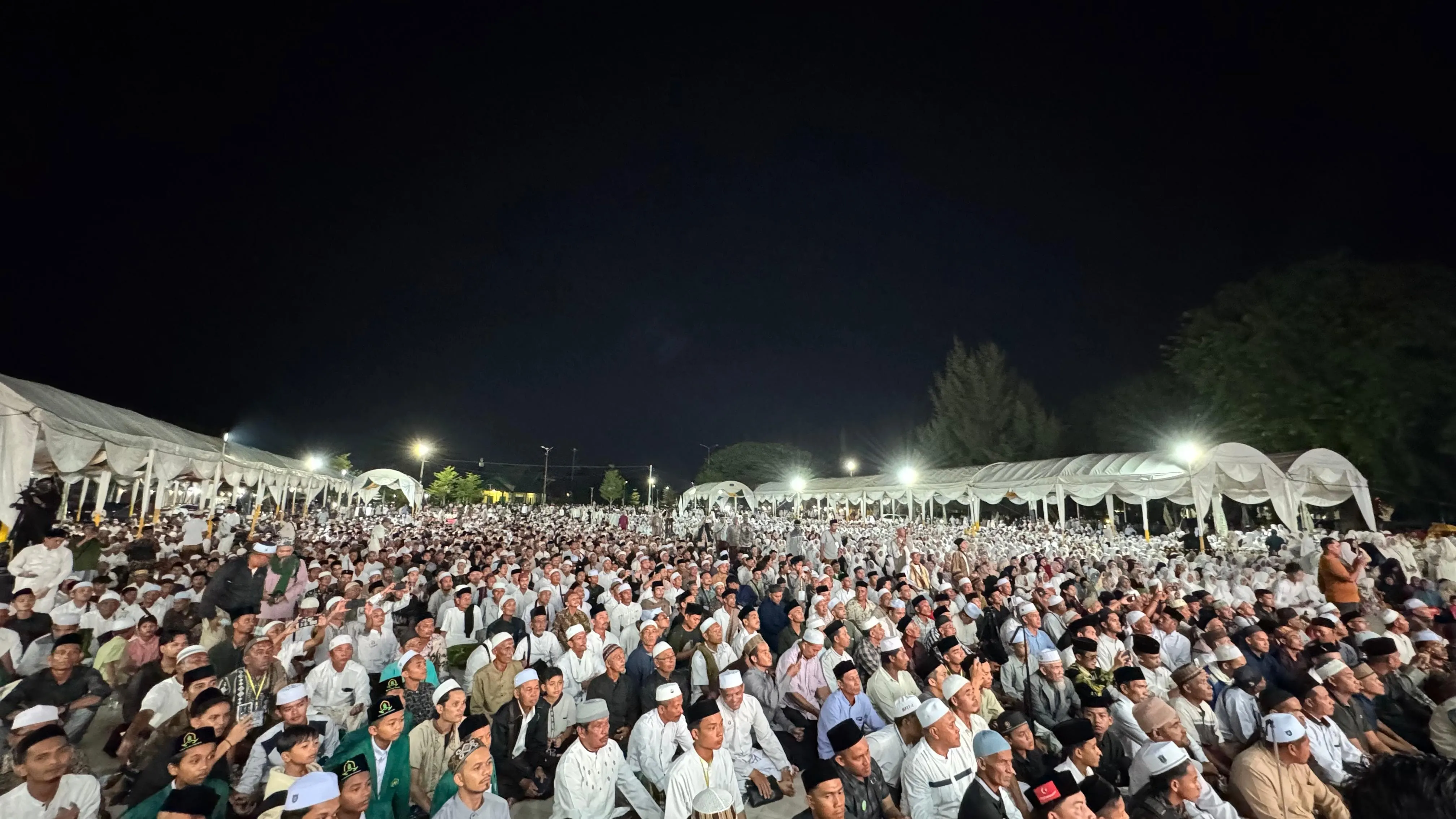 Ribuan Jemaah Hadiri Pembukaan Muzakarah Internasional Ulama Tauhid Sufi II, Kegiatan Berlangsung Aman dan Tertib