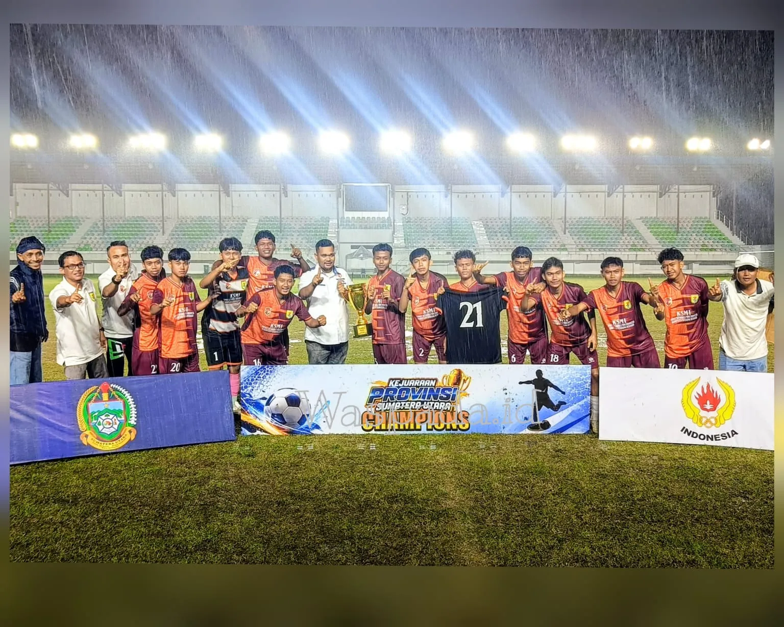 Baru Terbentuk, KSMI Sergai Langsung Juara Kejurprov U-17
