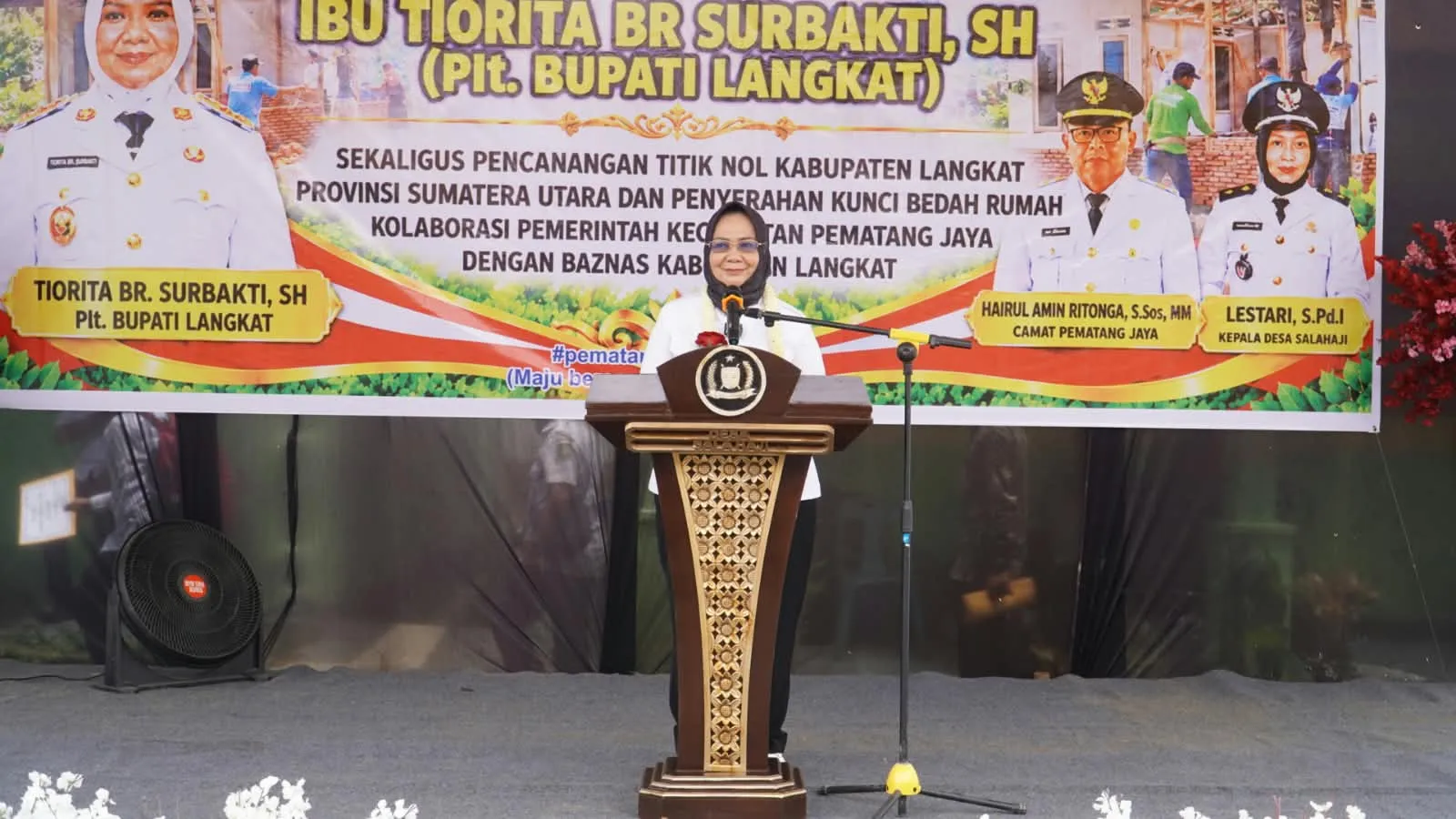 Dari Titik Nol Pematang Jaya, Plt. Bupati Tiorita Tegaskan Pemerintah Hadir Hingga Ujung Langkat