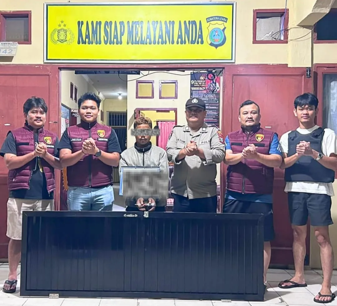 Curi Pintu Masjid Raya Al-Ishlah, Pria 27 Tahun Diamankan Polisi