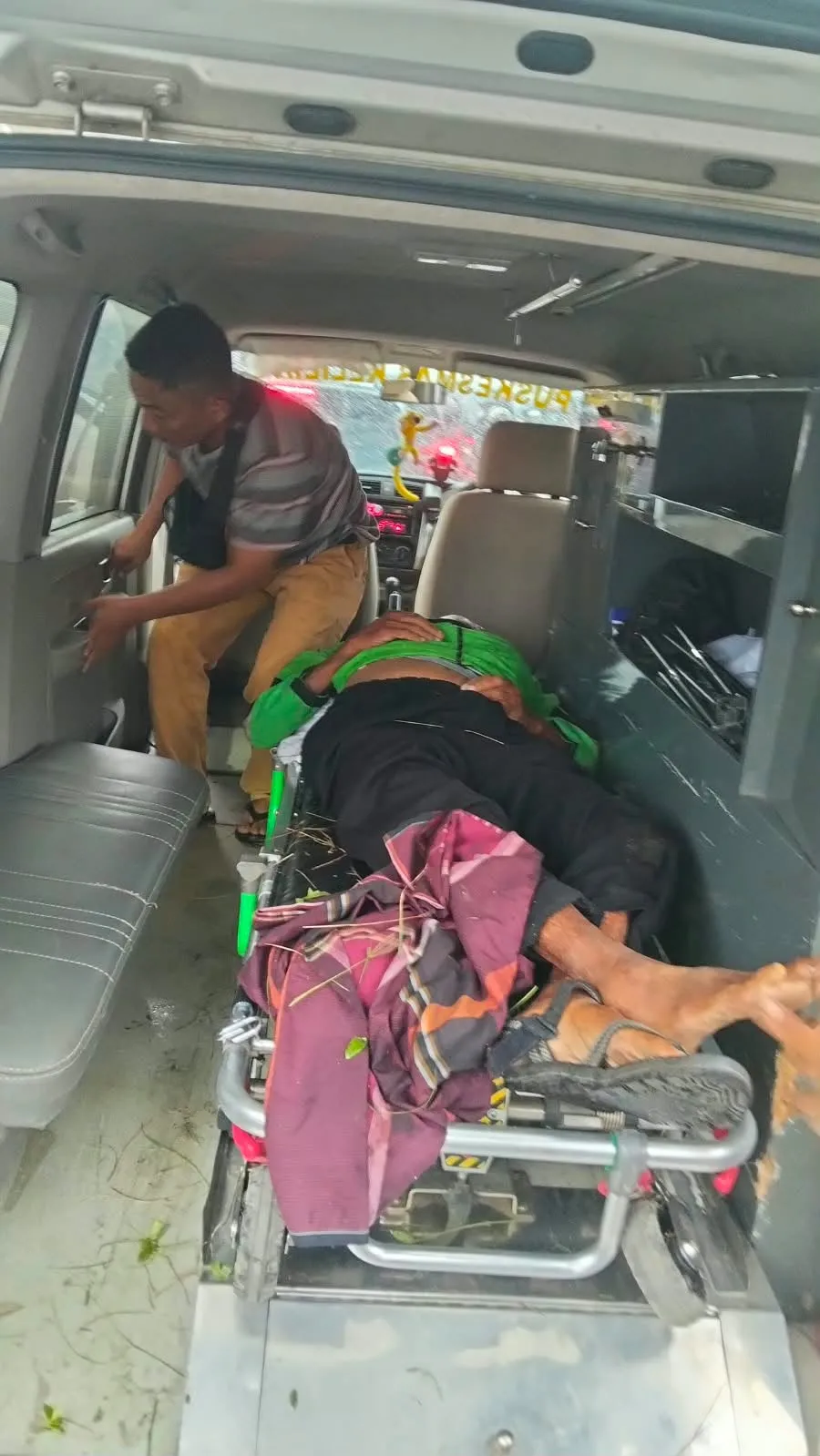 Penarik Betor Tewas Ditabrak Kereta Api di Batangkuis