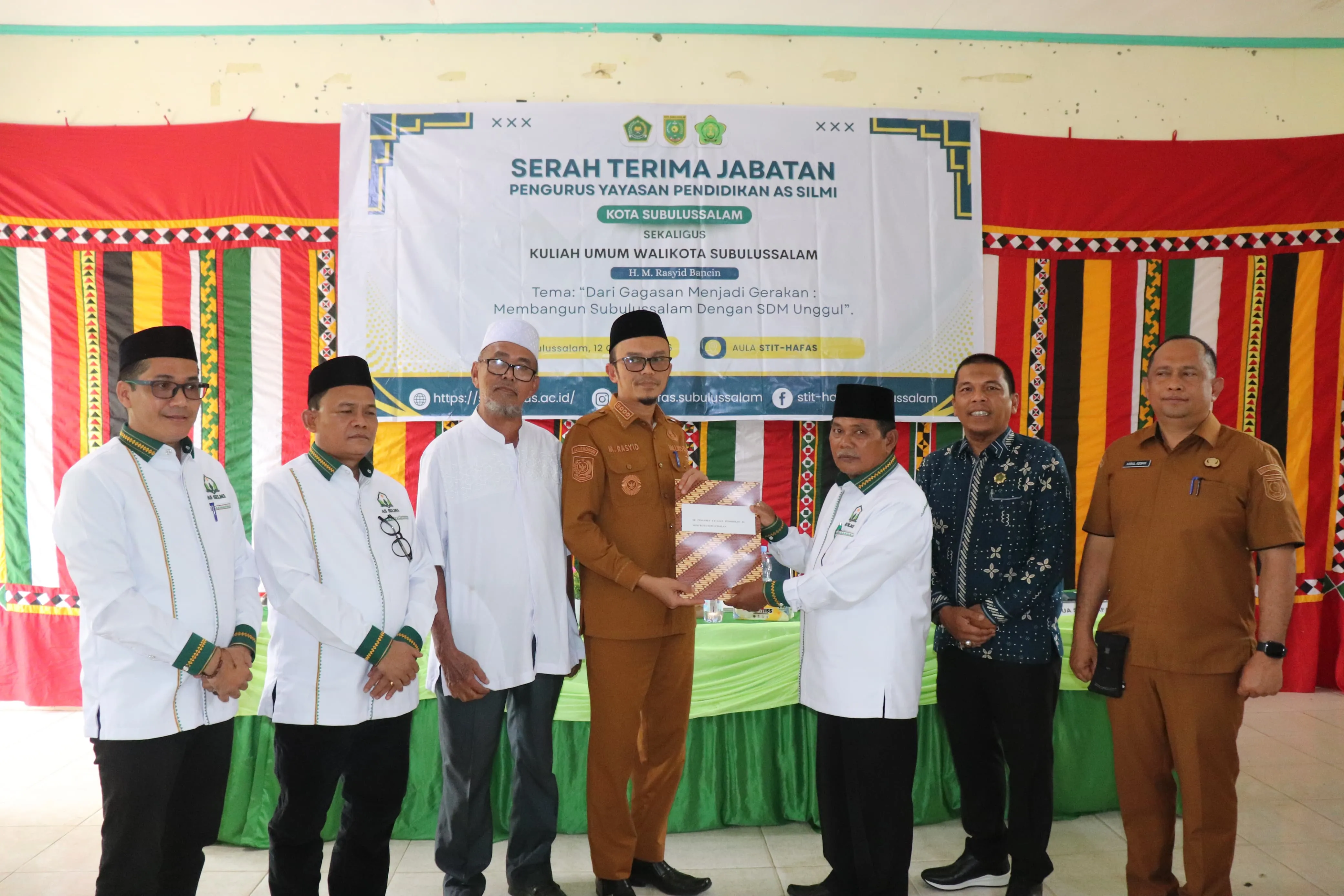 Pengukuhan Pengurus Yayasan As Silmi Dirangkai Kuliah Umum