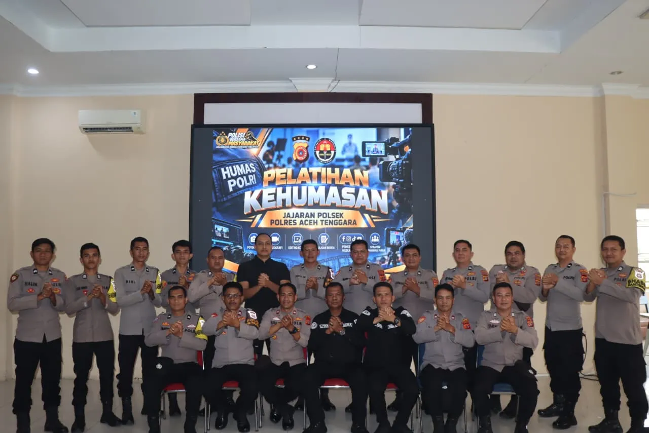 Perkuat Kompetensi, Humas Polres Agara Latih Personel Polsek