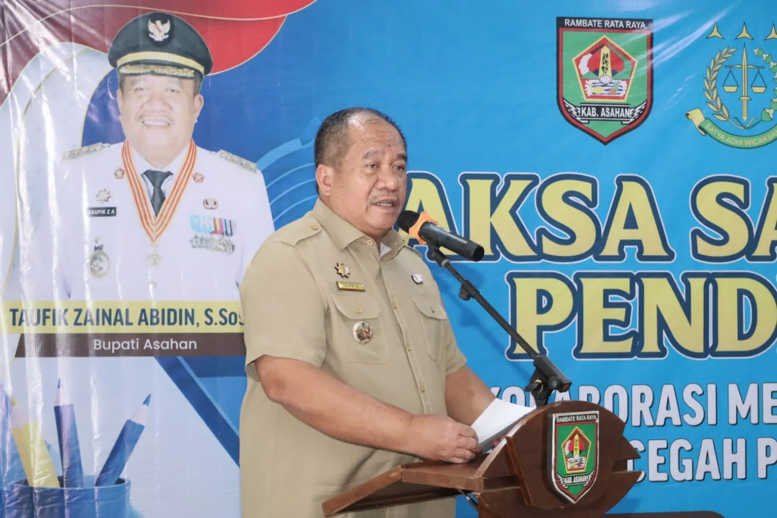 Cegah Penyimpangan, Kejari Asahan Luncurkan "Jaksa Sahabat Pendidik"