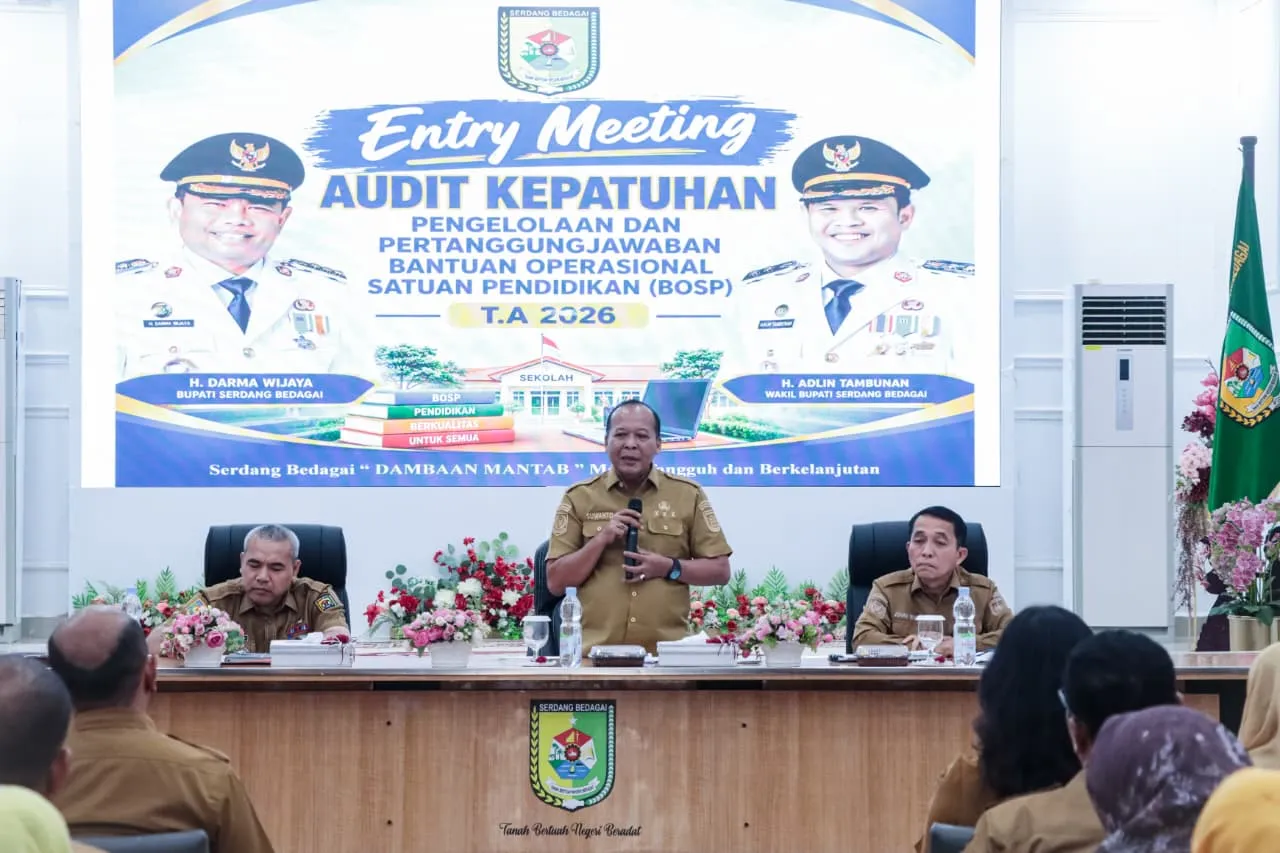 Pemkab Sergai Perkuat Pengawasan Dana BOSP 2026
