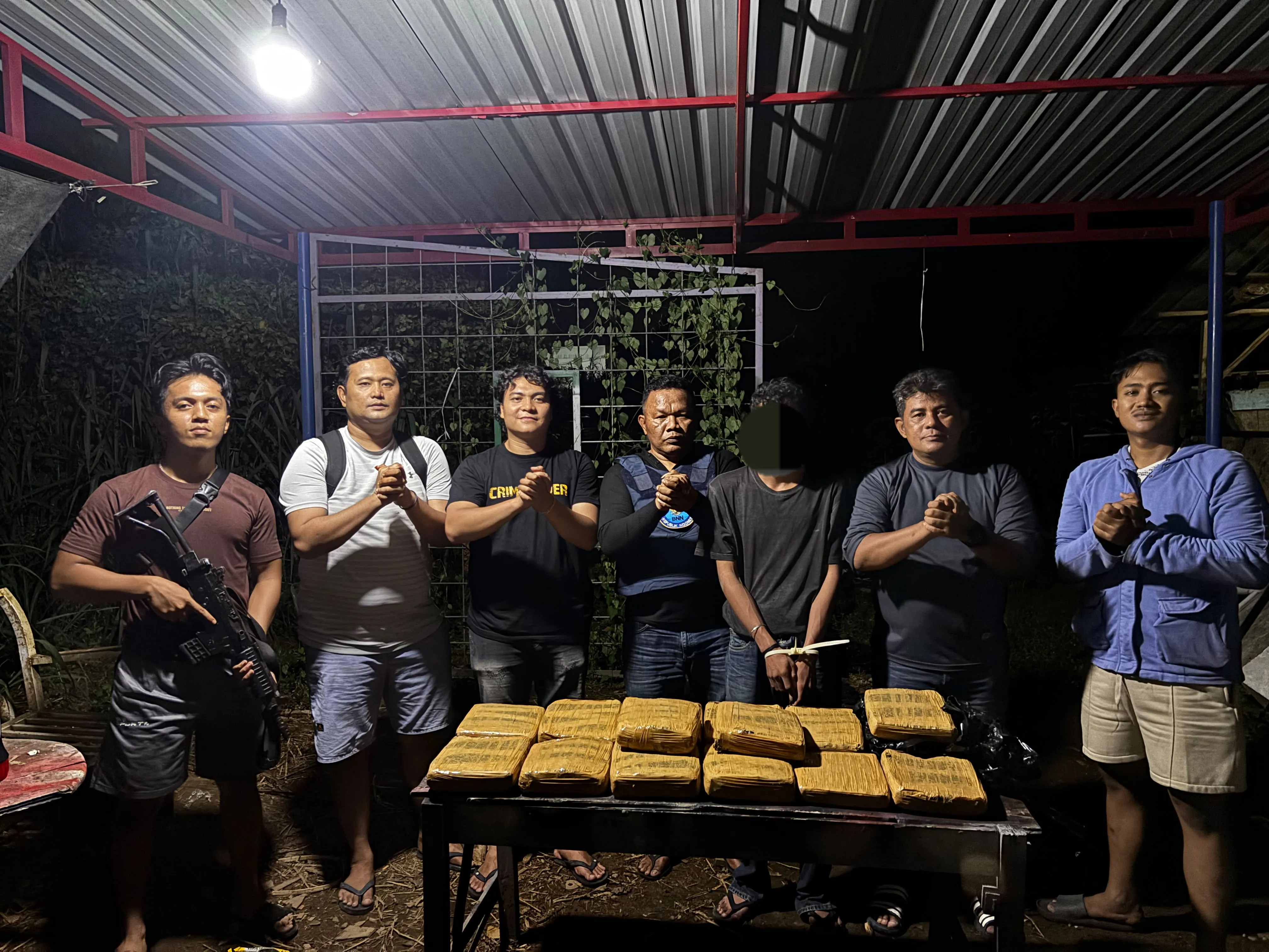 Polres Madina Gagalkan Peredaran 13,7 Kg Ganja, Satu Pelaku Diamankan