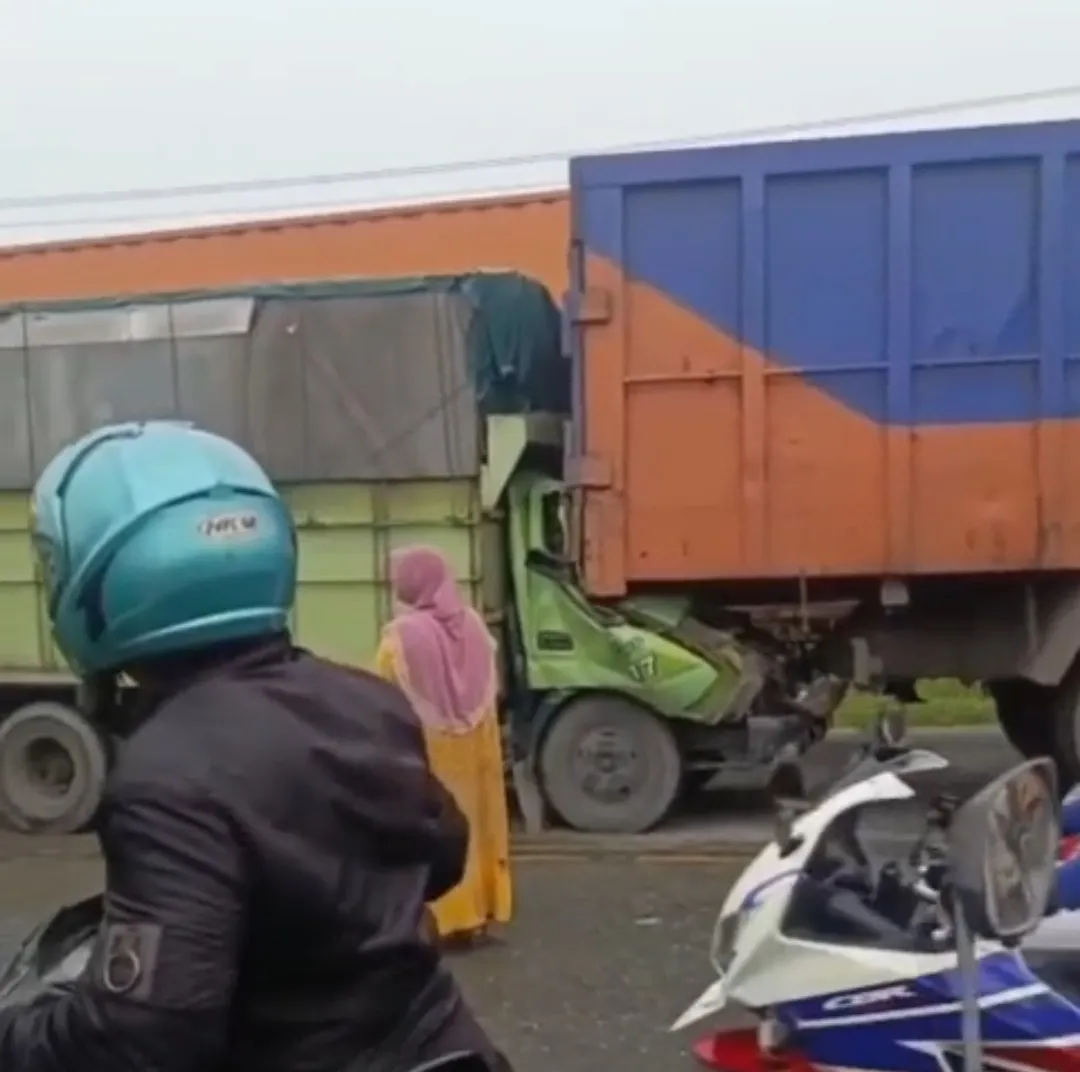 Tiga Kendaraan Tabrakan Beruntun di Jalinsum Pasiran Sergai