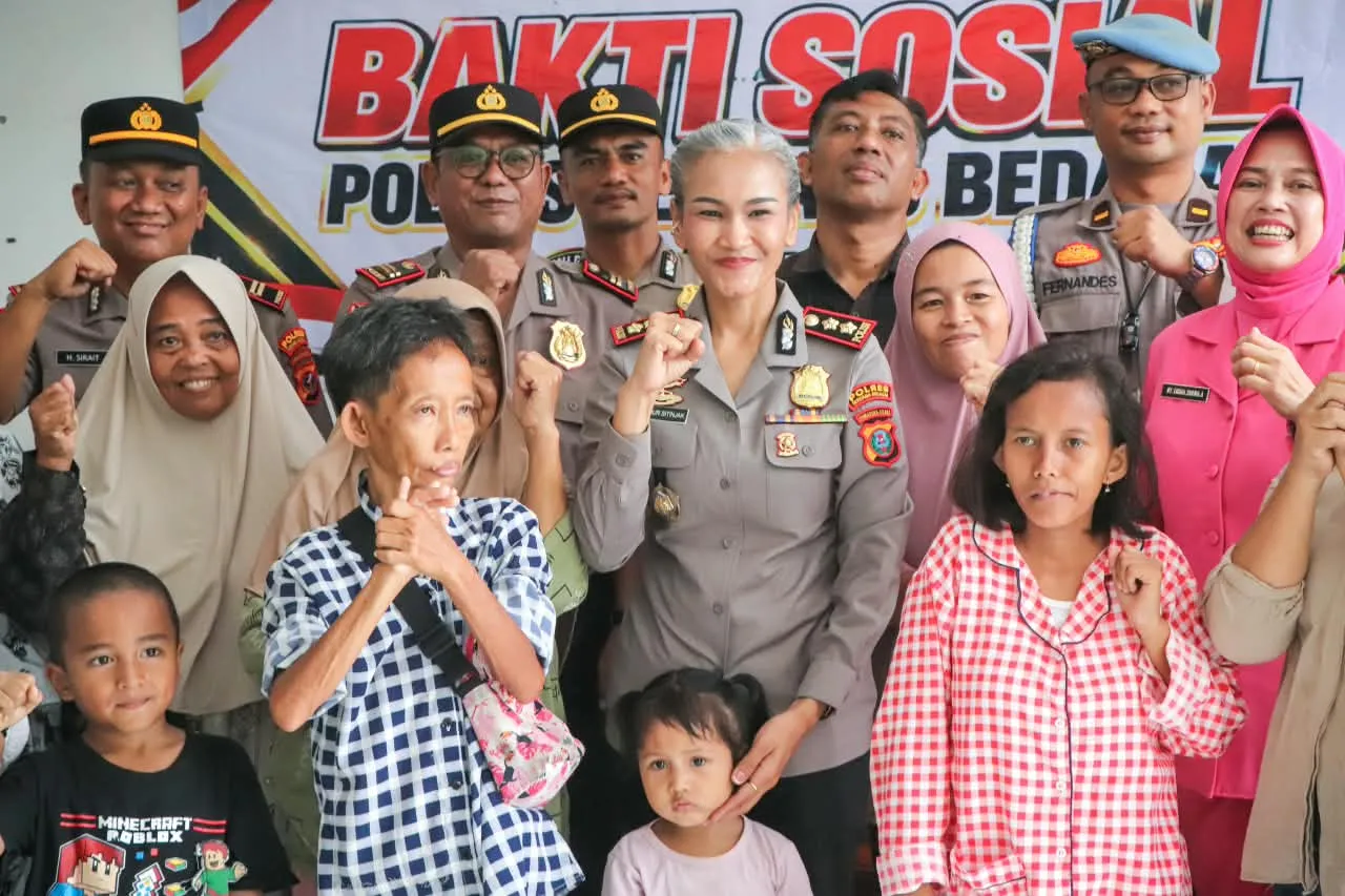Kapolres Sergai Kunjungi Yayasan Cahaya Hati Teluk Mengkudu