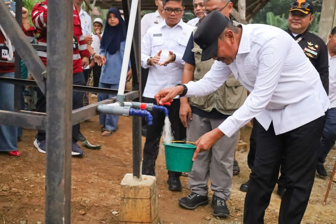 Pemkab Madina dan PT SMGP Kolaborasi Bangun Fasilitas Air Bersih di Sipapaga
