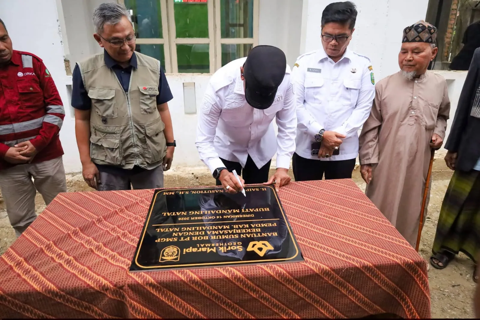 Pemkab Madina dan PT SMGP Kolaborasi Bangun Fasilitas Air Bersih di Sipapaga