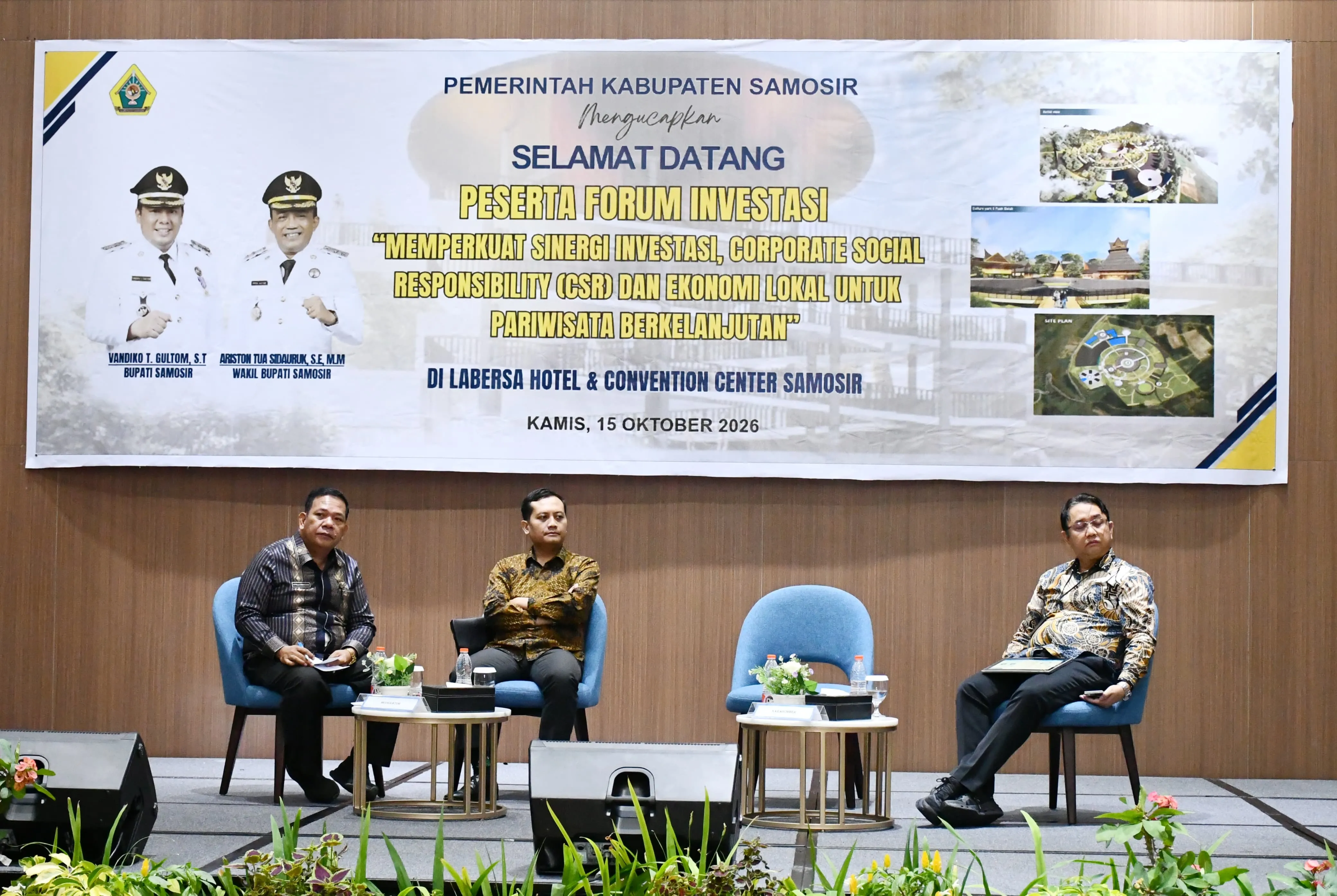 Pemkab Samosir Perkuat Sinergi Investasi dan Ekonomi Lokal untuk Pariwisata Berkelanjutan