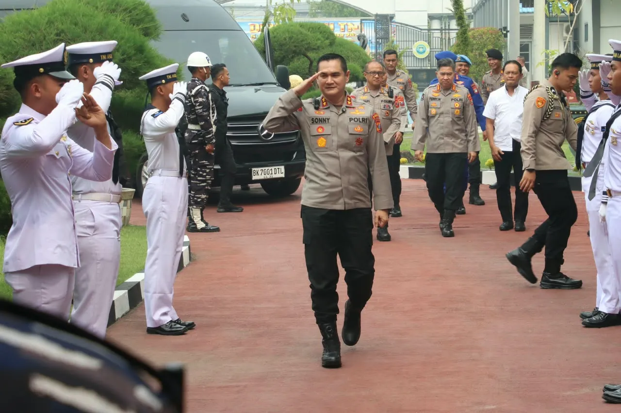 Kapolda Sumut Silaturahmi Ke Kodaeral I, Kolaborasi Jaga Kondusifitas Wilayah