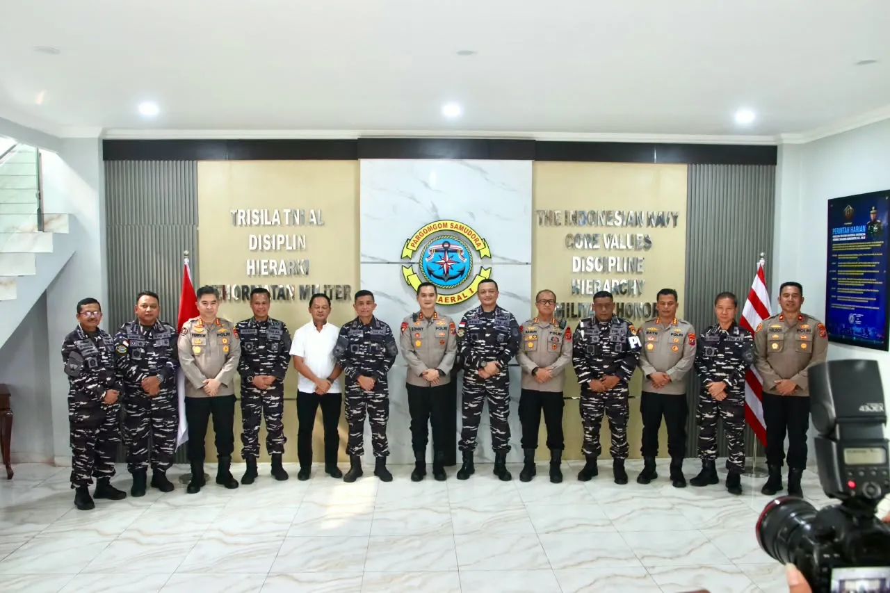 Kapolda Sumut Silaturahmi Ke Kodaeral I, Kolaborasi Jaga Kondusifitas Wilayah