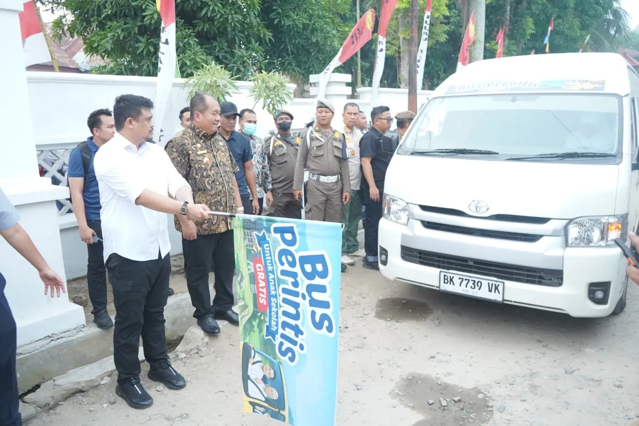 Gubernur Sumut Luncurkan Bus Perintis, 6 Unit Beroperasi di Kabupaten Asahan