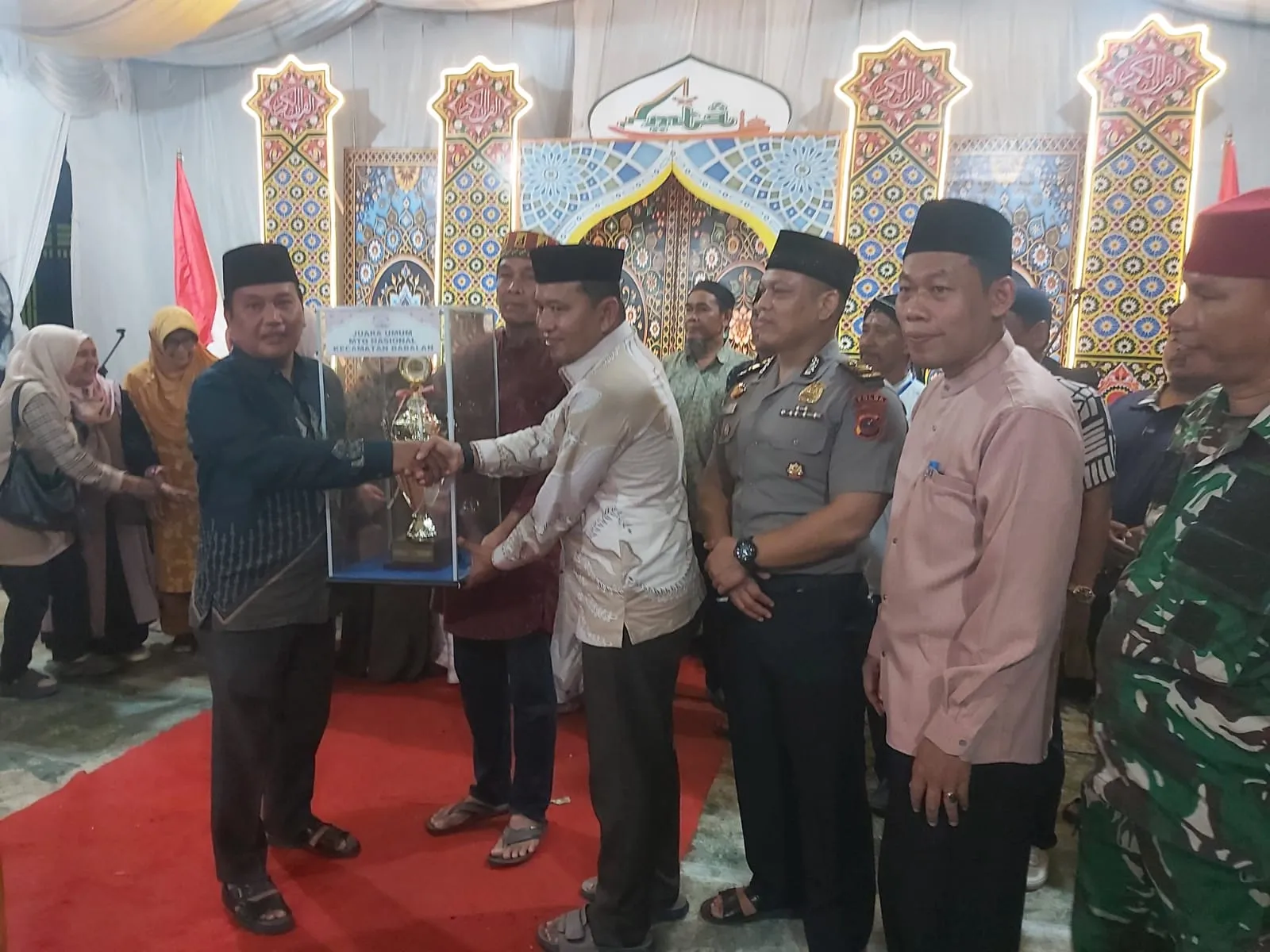 Pelawi Selatan Juara Umum MTQ ke-59 Kecamatan Babalan