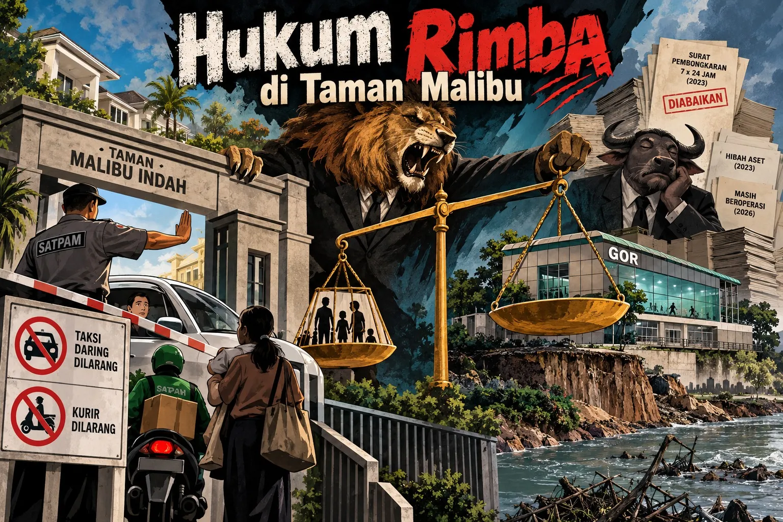 “Hukum Rimba” di Taman Malibu