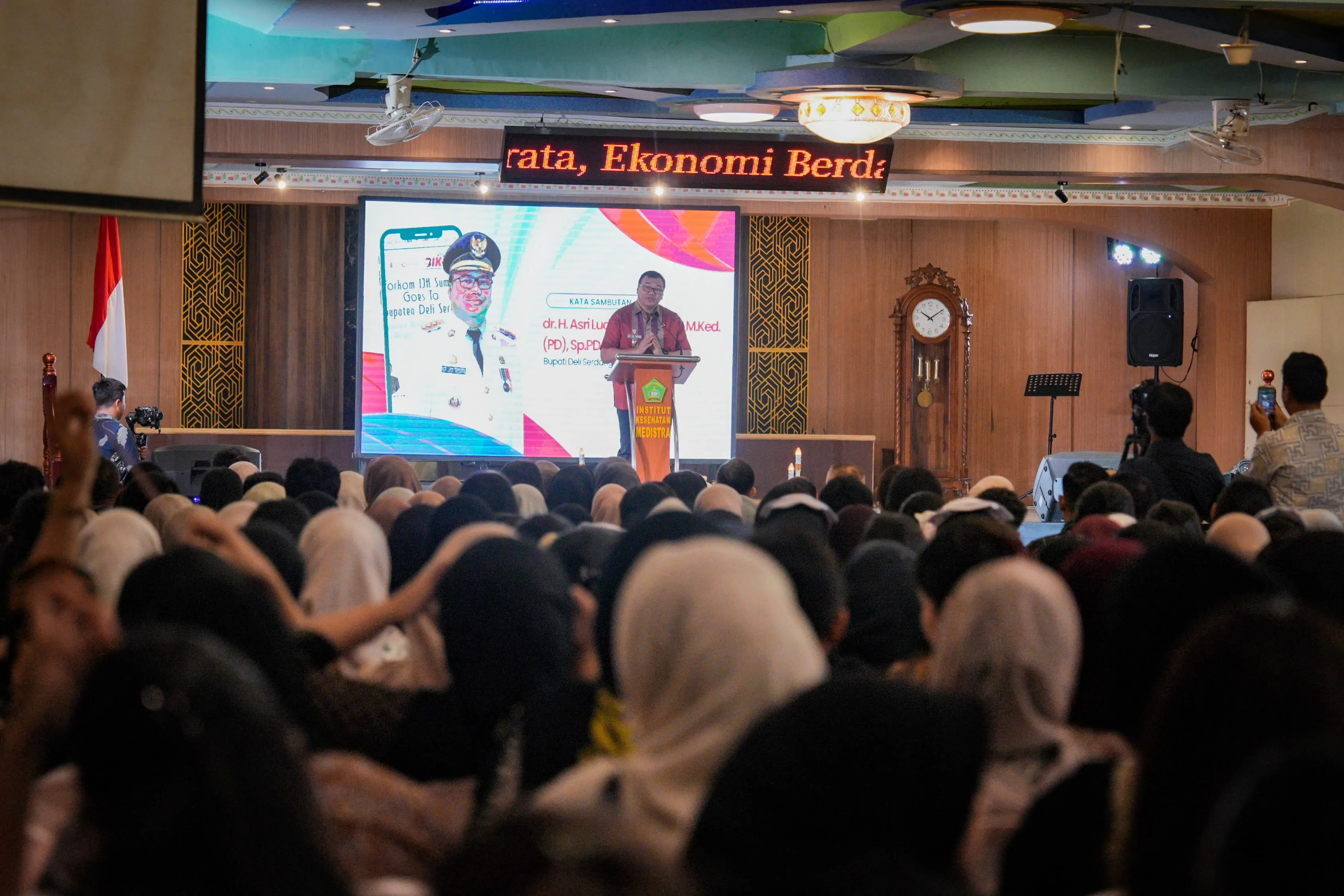 Forkom IJK Goes to Deliserdang, Bupati Dorong Mahasiswa Cakap Mengelola Keuangan