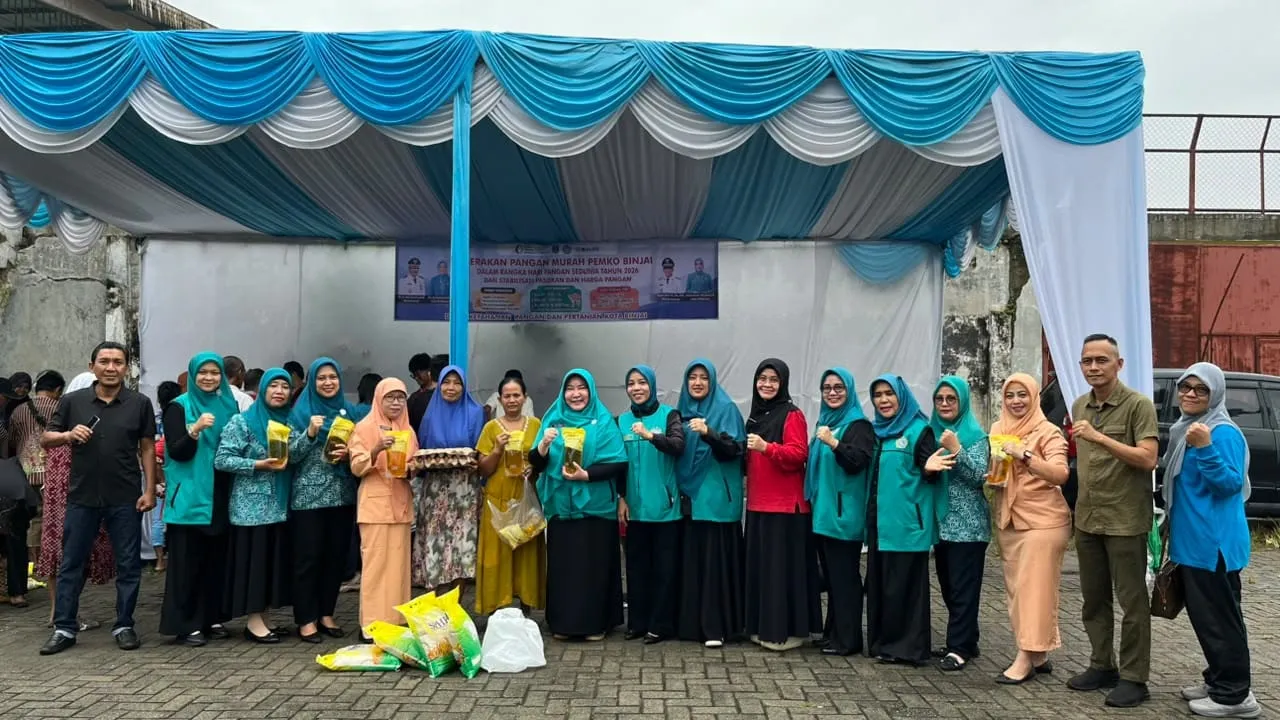 Pemko Binjai Gelar Gerakan Pangan Murah, Jaga Stabilitas Pasokan dan Harga Pangan