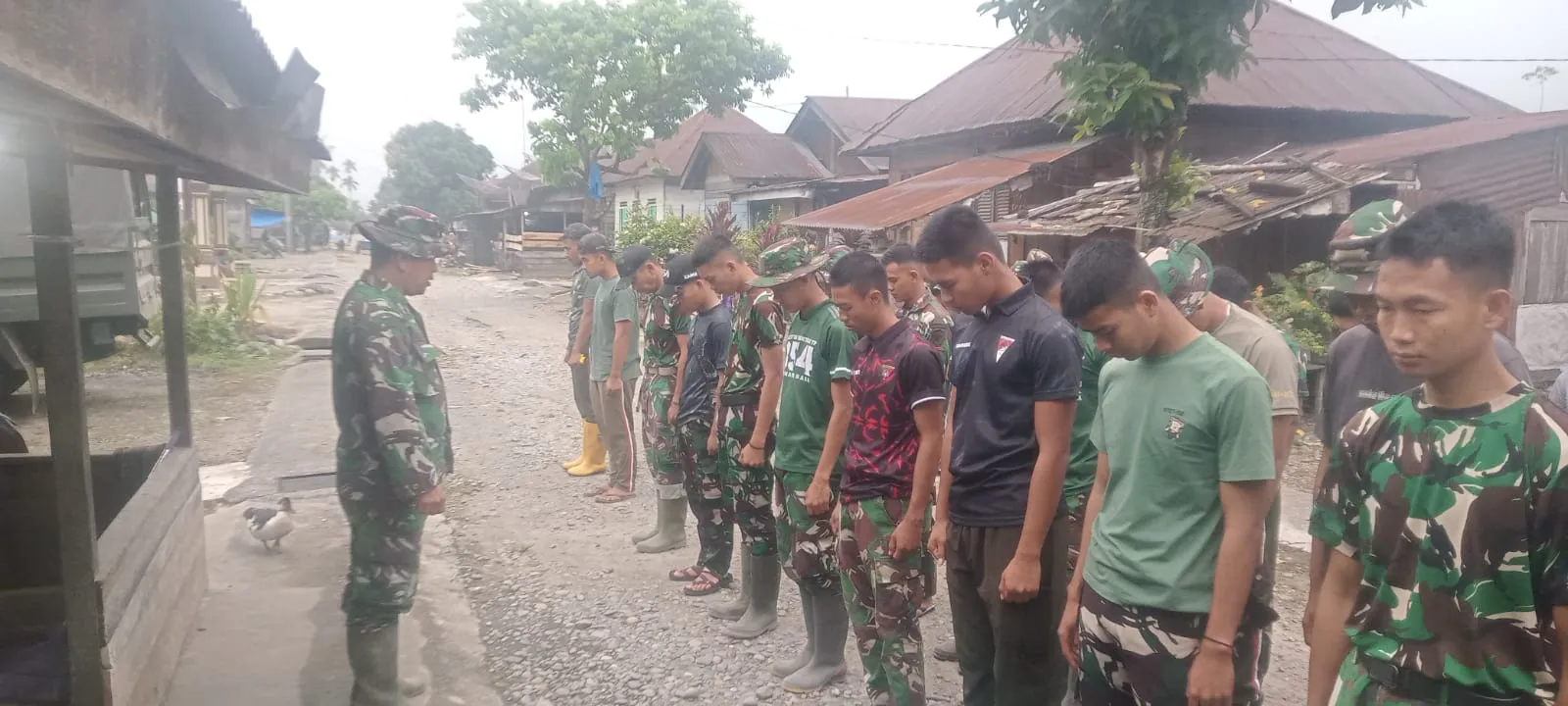 Samakan Persepsi, Satgas TMMD ke-130 Kodim 0108/Agara Gelar Apel Pagi