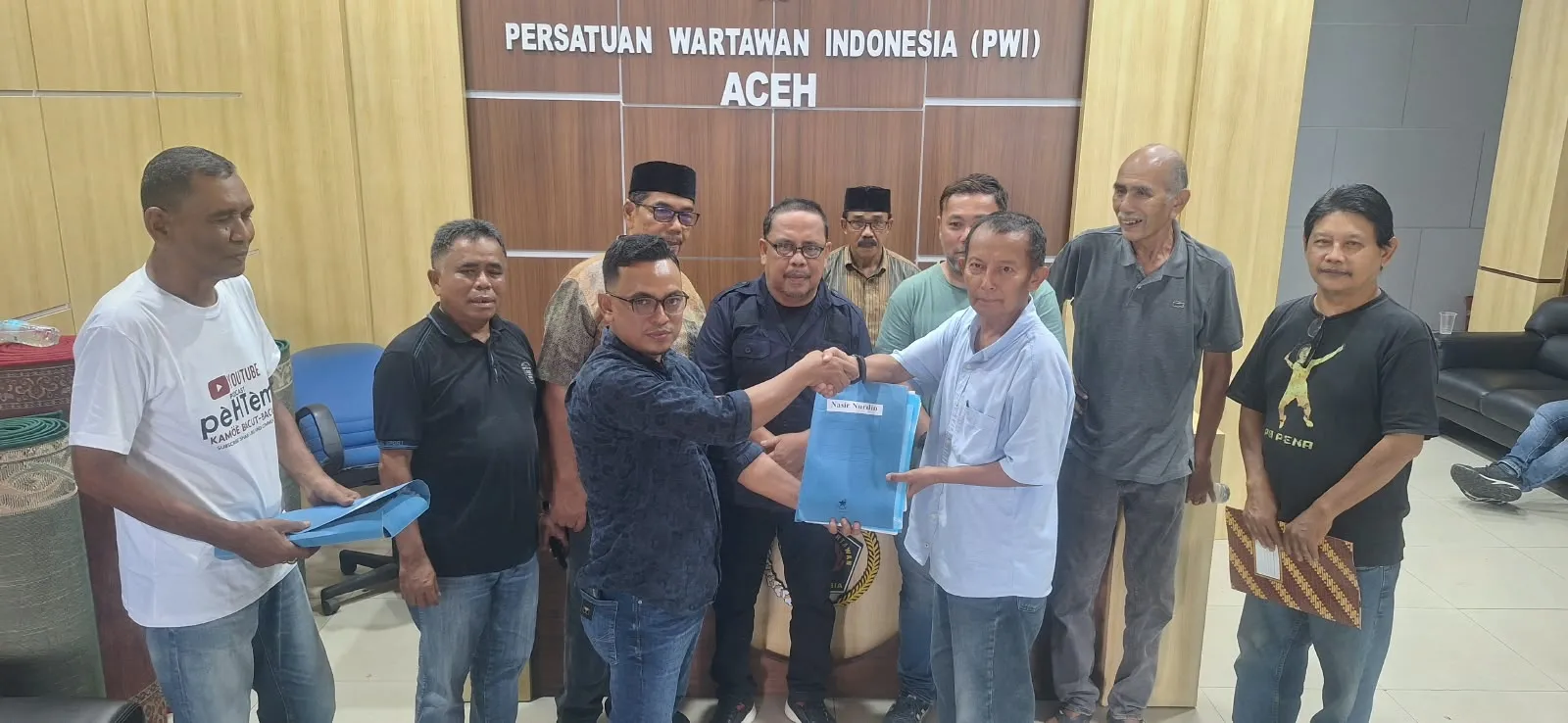 Dukungan Sementara Tembus 121, Tim Pemenangan Nasir Nurdin Apresiasi Anggota PWI Se-Aceh