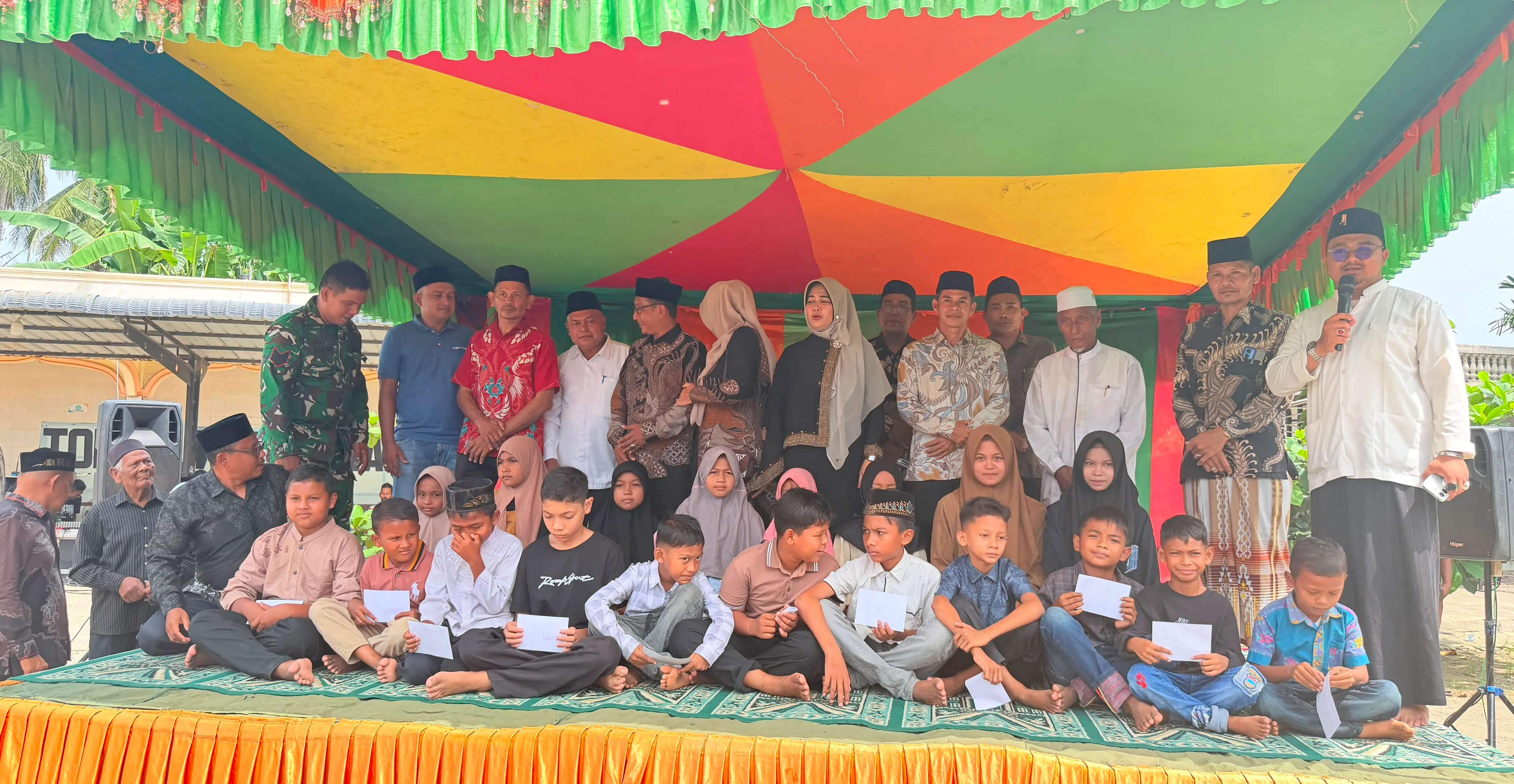 Maulid Nabi di Kuta Blang Dihadiri 10 Ribu Tamu, 317 Anak Yatim Disantuni