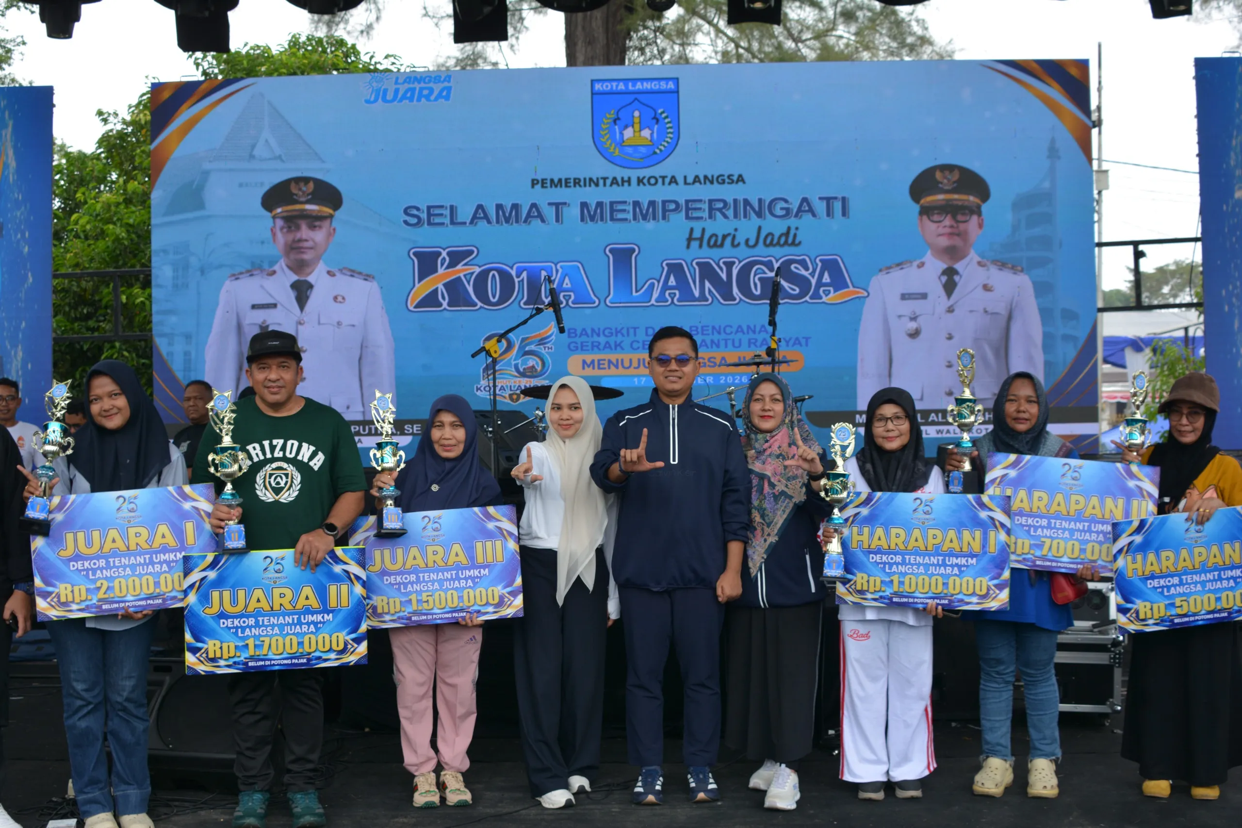 Spesial HUT ke-25 Kota Langsa, FCD Banjir Hadiah Puluhan Juta