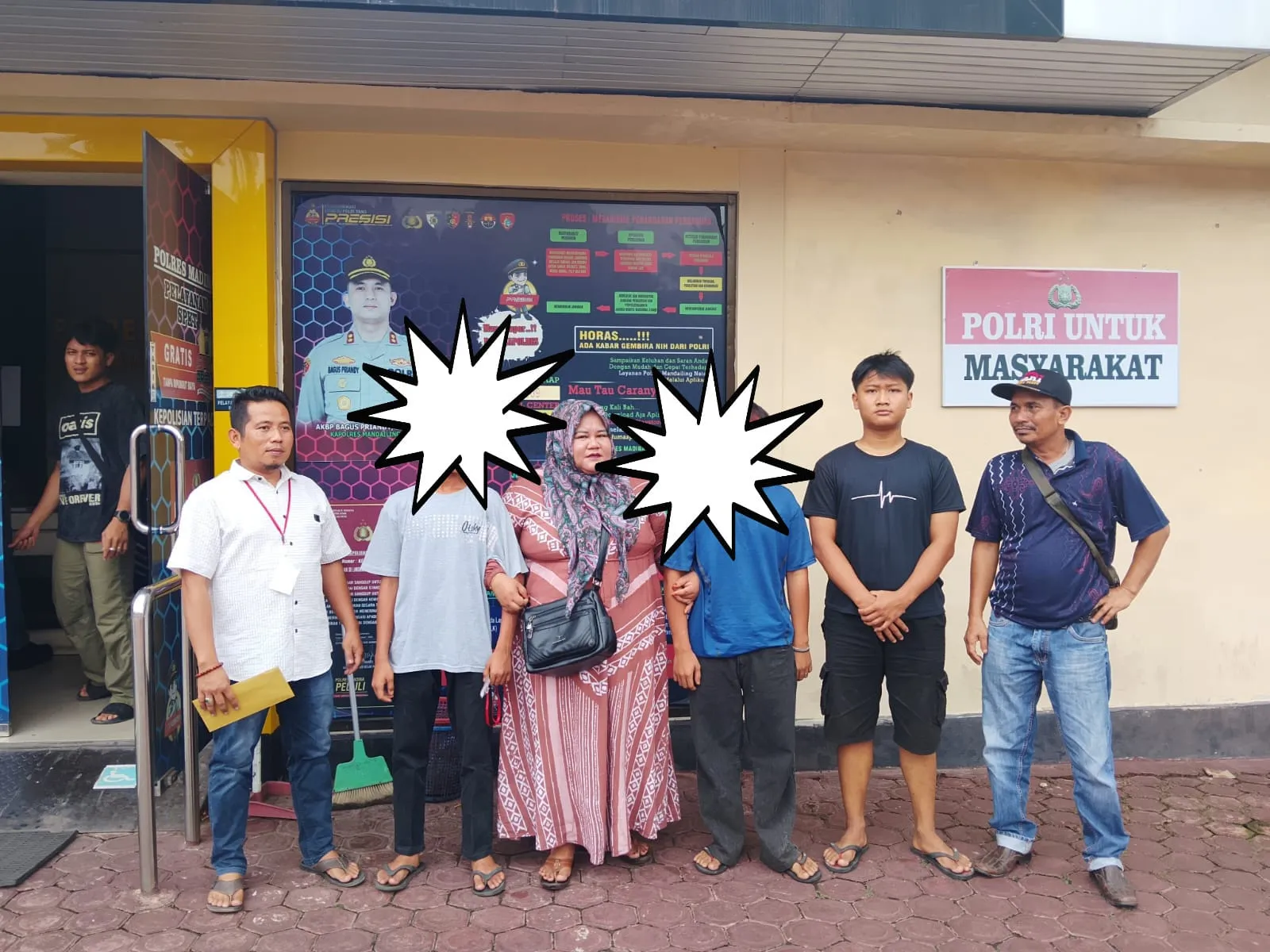 Kanit PPA Polres Madina Olah TKP Dugaan Kekerasan Terhadap Anak di Panyabungan Utara
